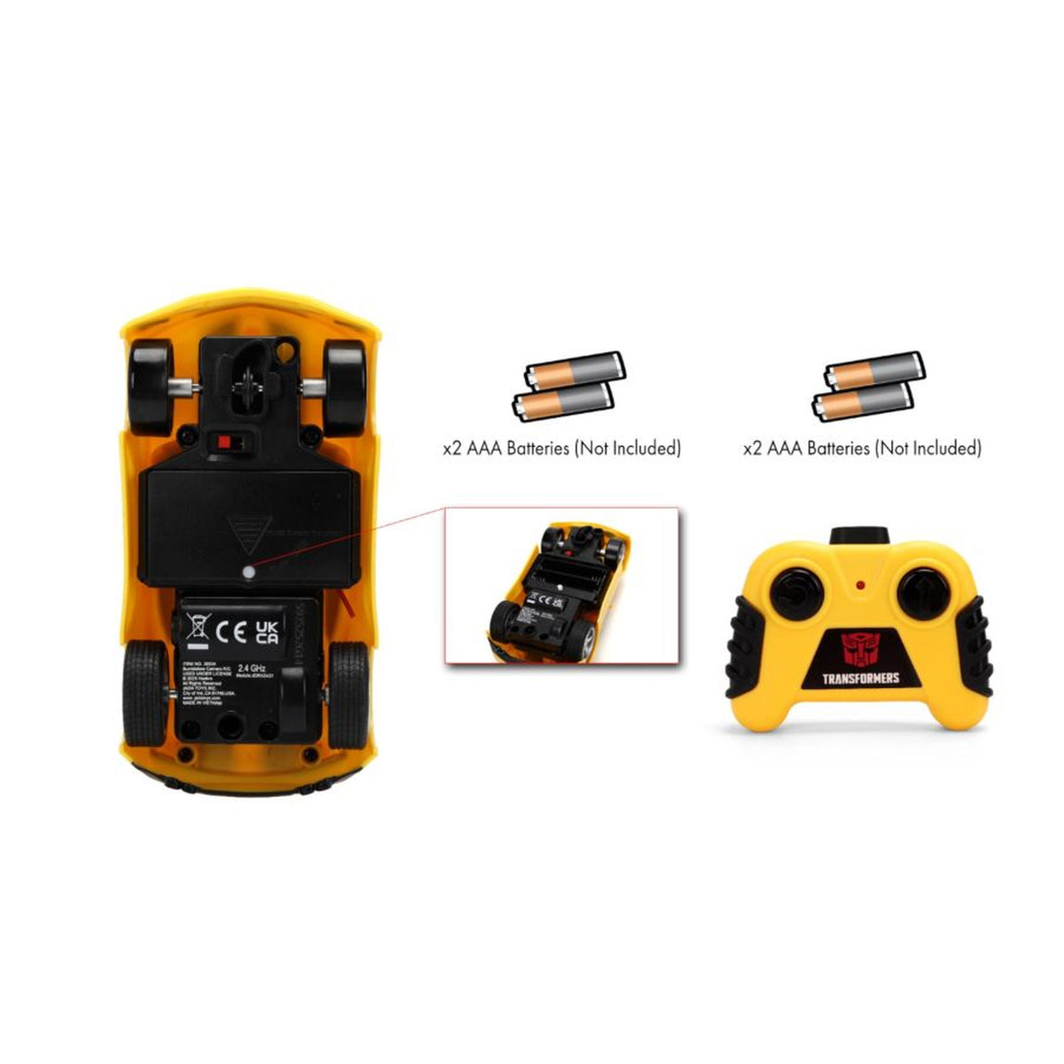 Transformers 1:32 R/C Chevrolet Camaro - Bumblebee