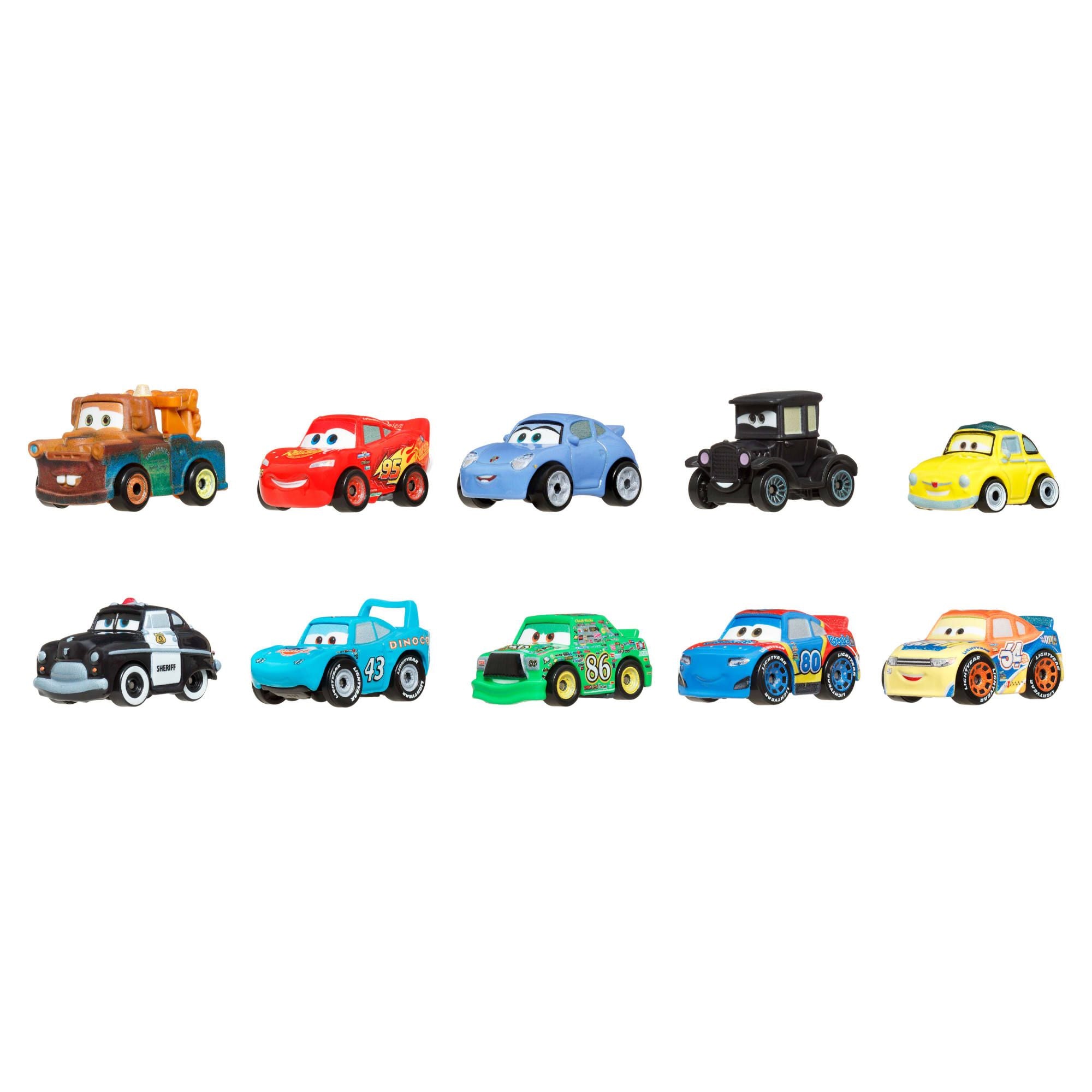 Disney Pixar Cars Mini Vehicle 10 Pack