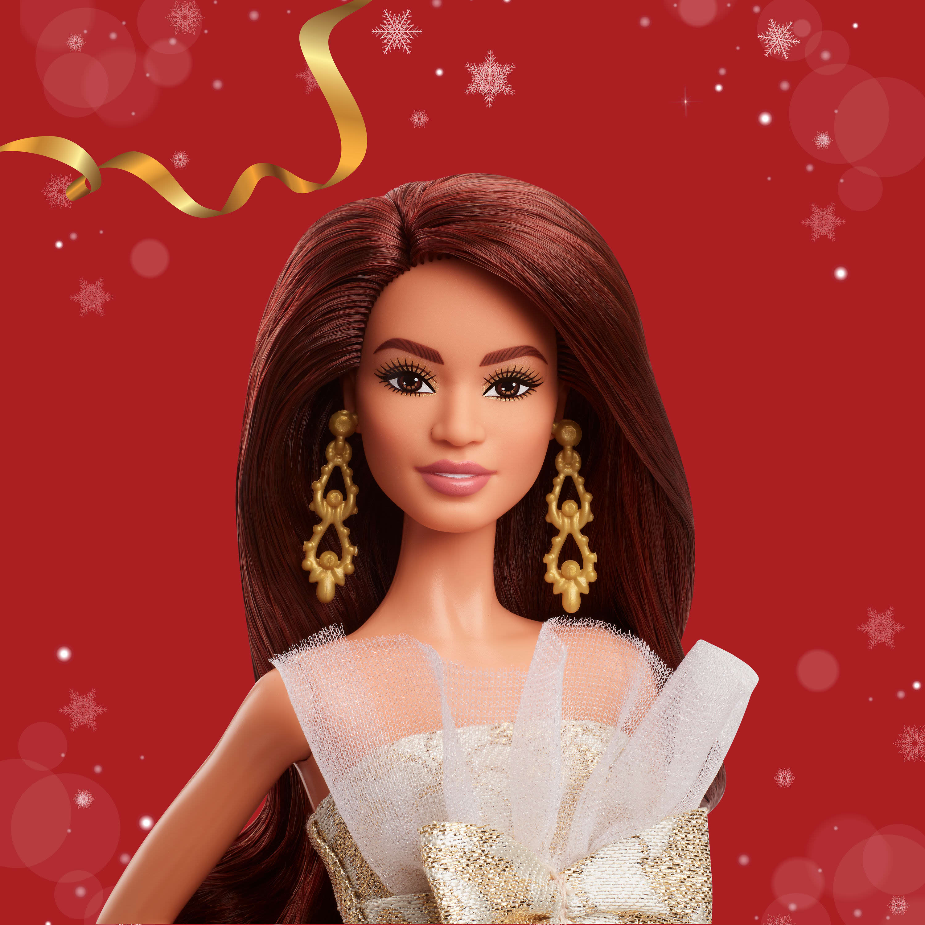 Barbie Signature 2025 Holiday Doll - Brunette