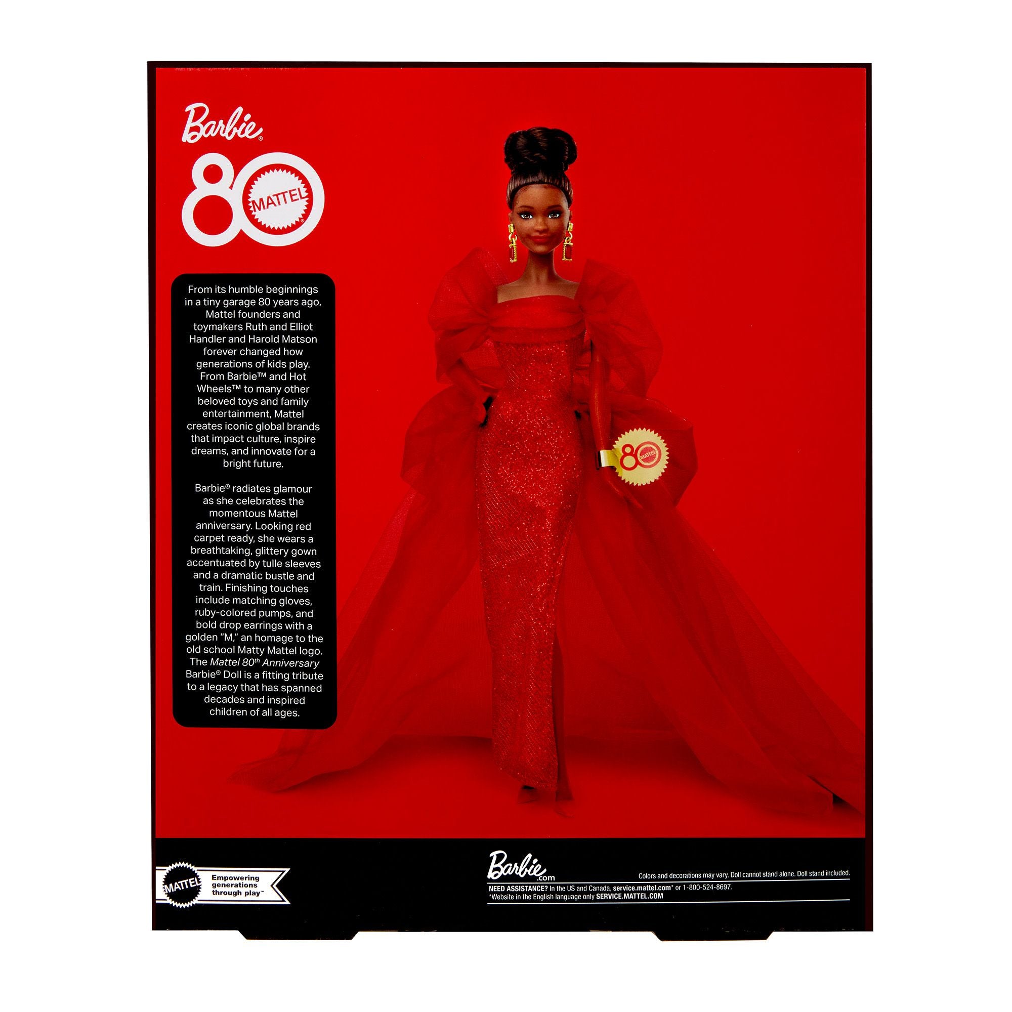 Barbie Signature Mattel 80th Anniversary Barbie Doll - Brunette