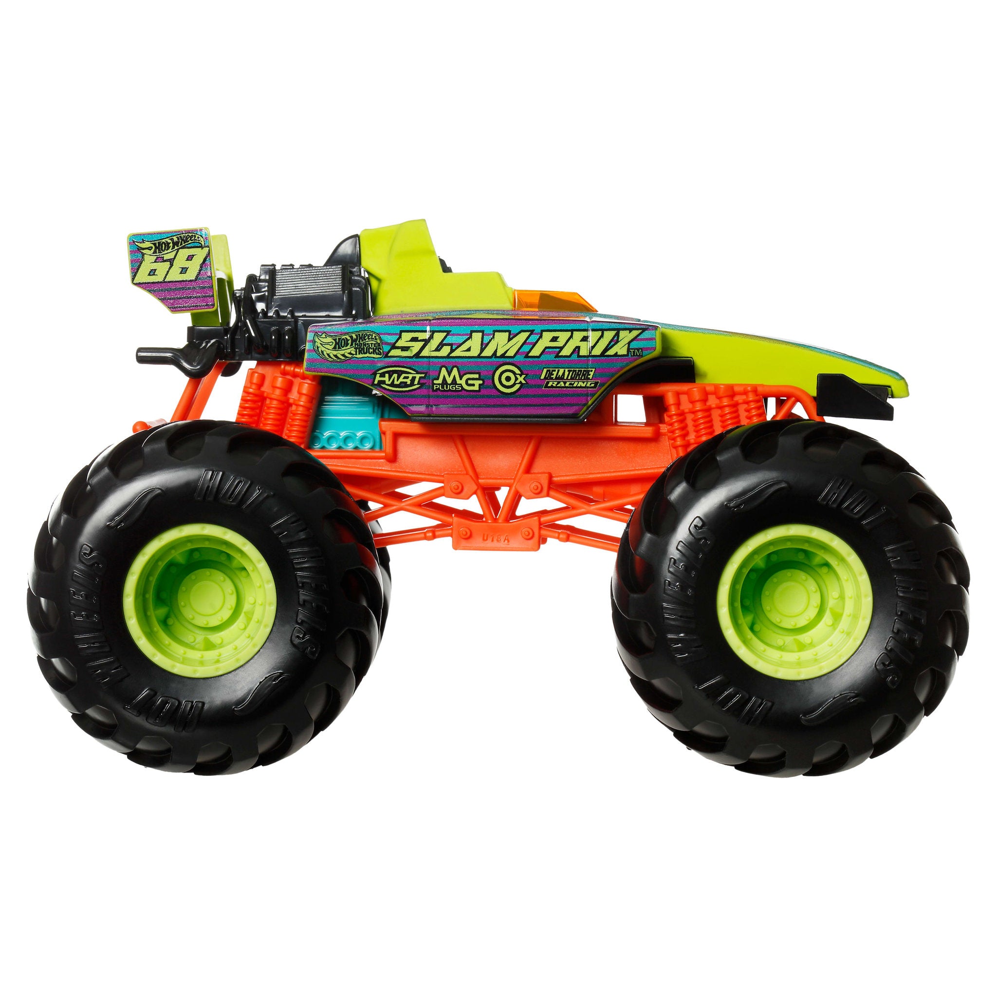 Hot Wheels Oversized Monster Trucks Slam Prix Collision