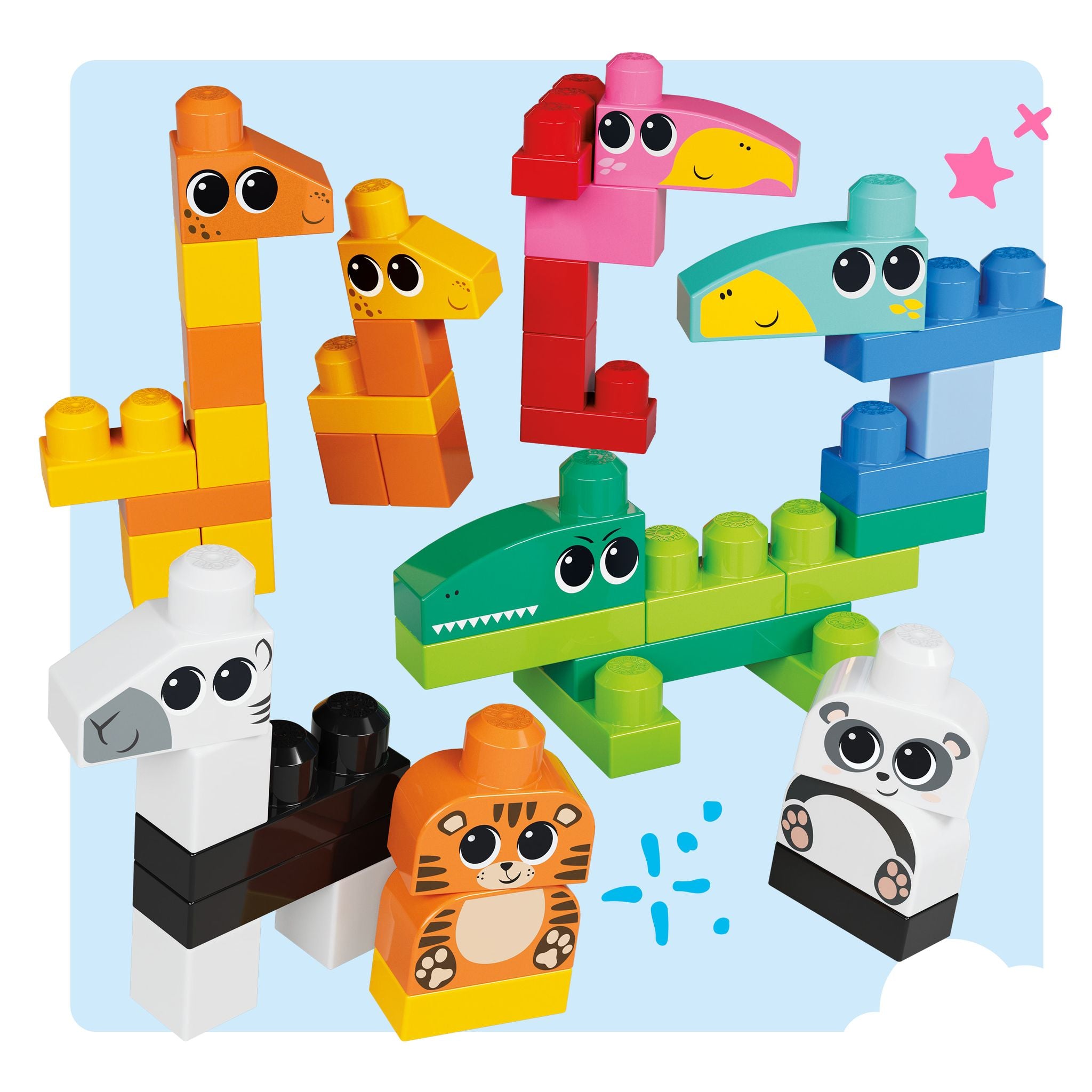 Mega Bloks Animal Blocks Building Set