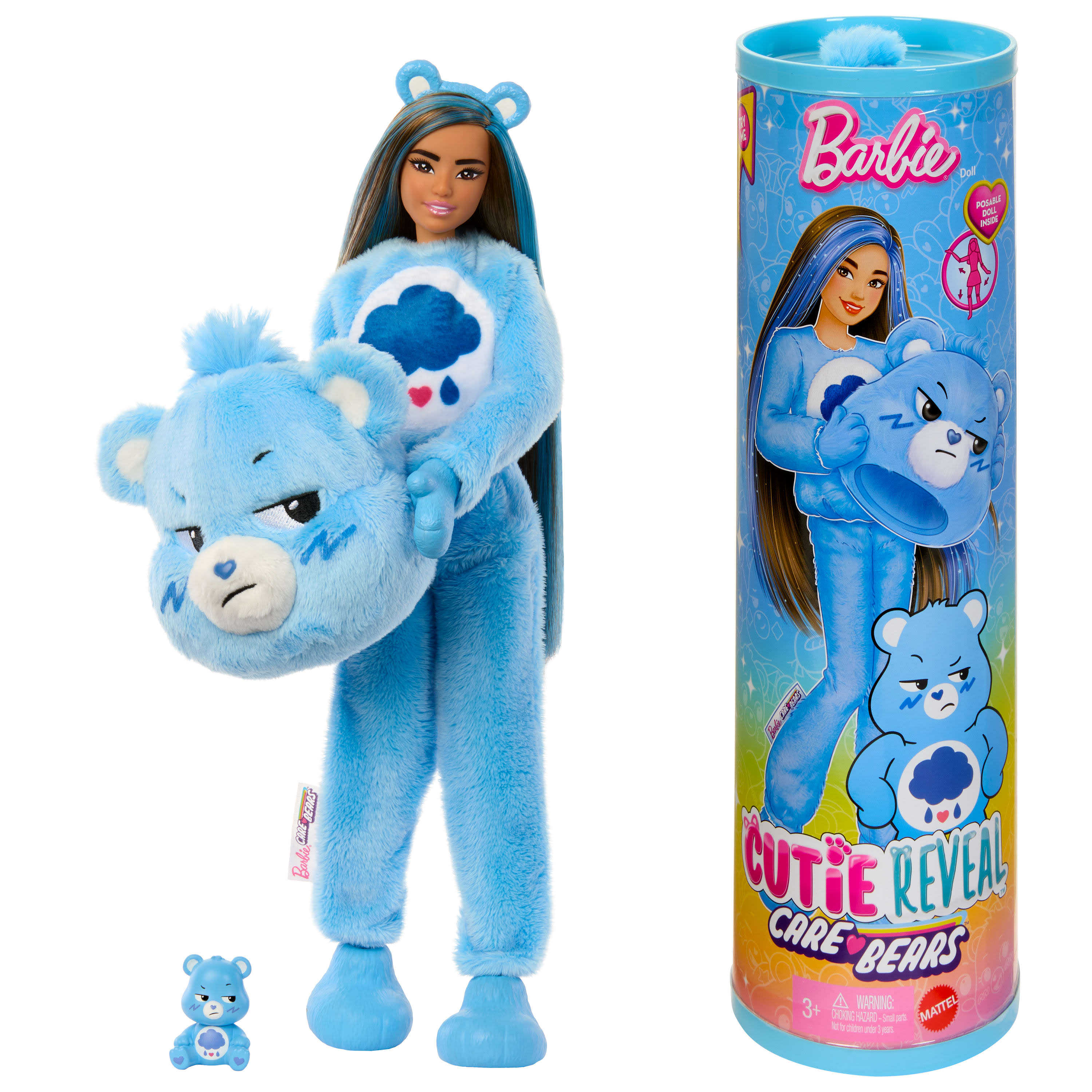 Barbie Cutie Reveal Care Bears Surprise Doll - Blue