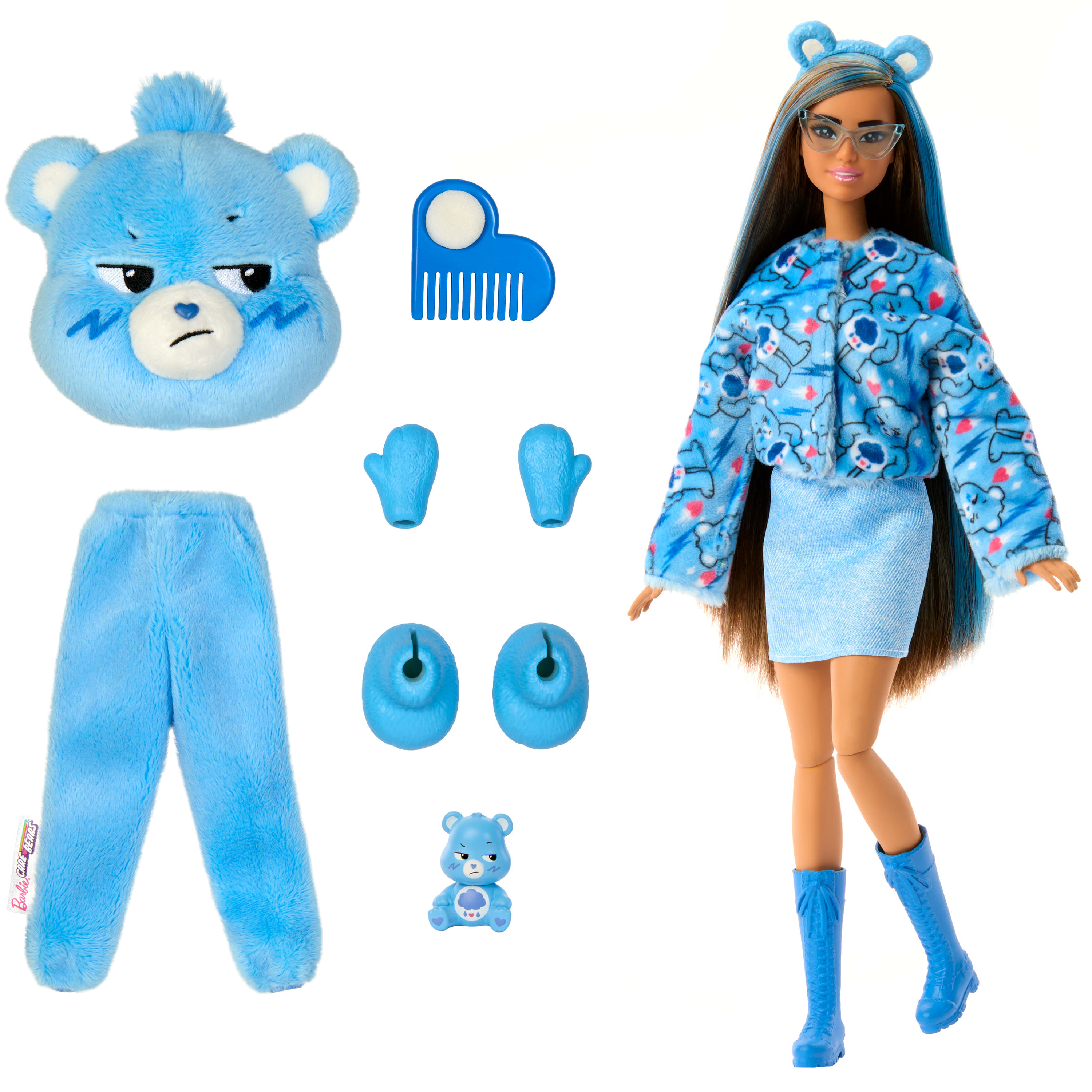 Barbie Cutie Reveal Care Bears Surprise Doll - Blue
