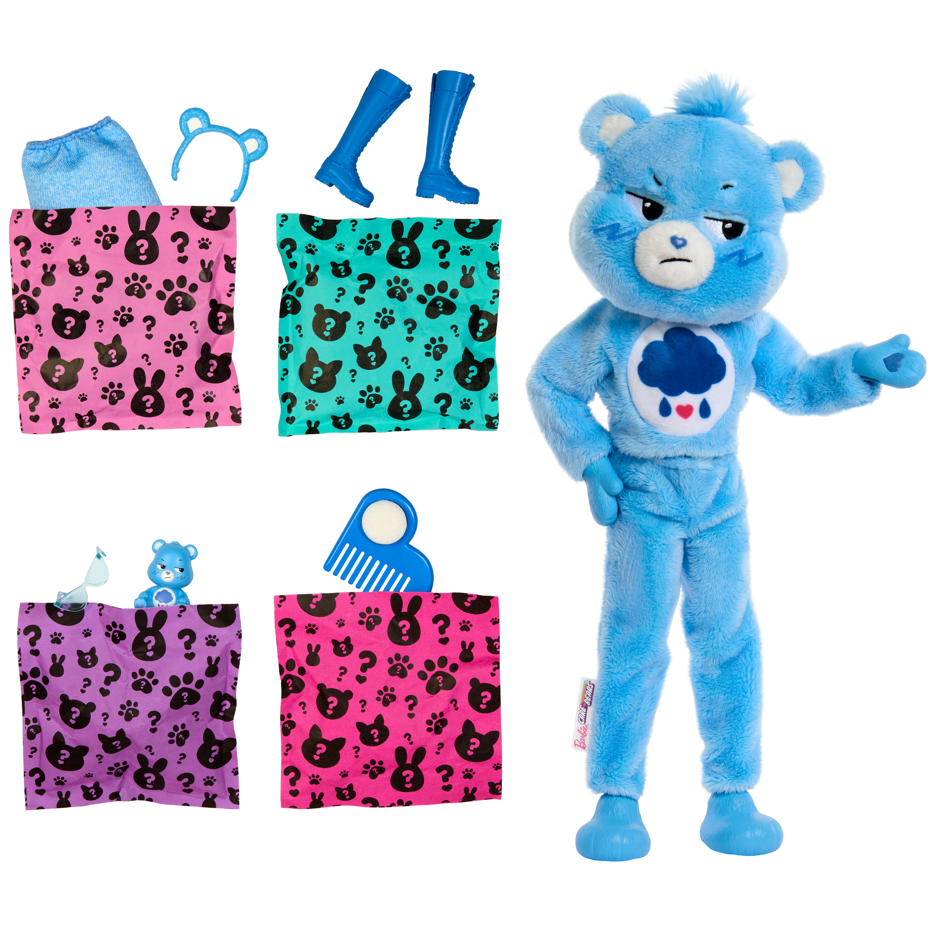 Barbie Cutie Reveal Care Bears Surprise Doll - Blue