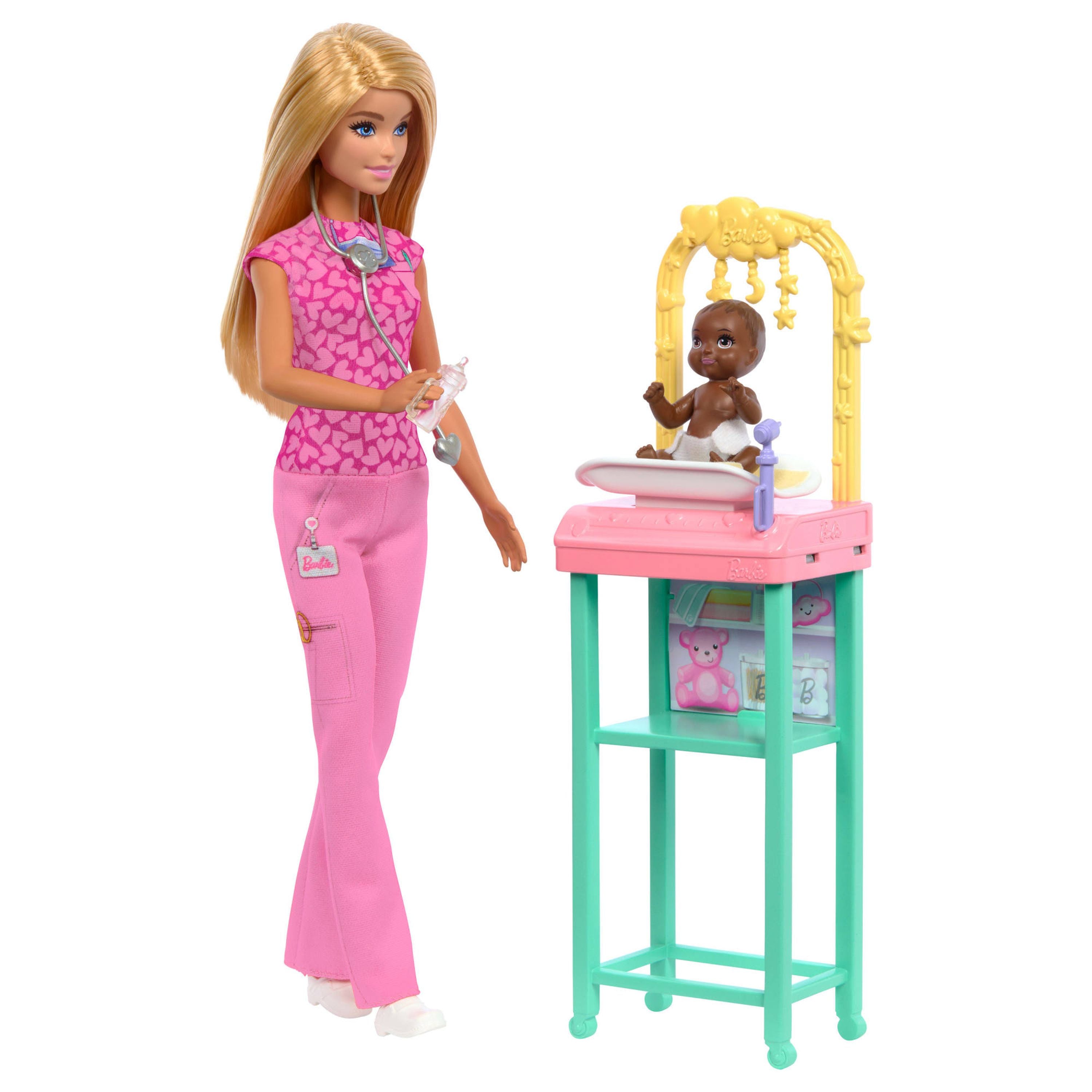 Barbie You Can Be Anything Doll Playset - Baby Doctor Blonde