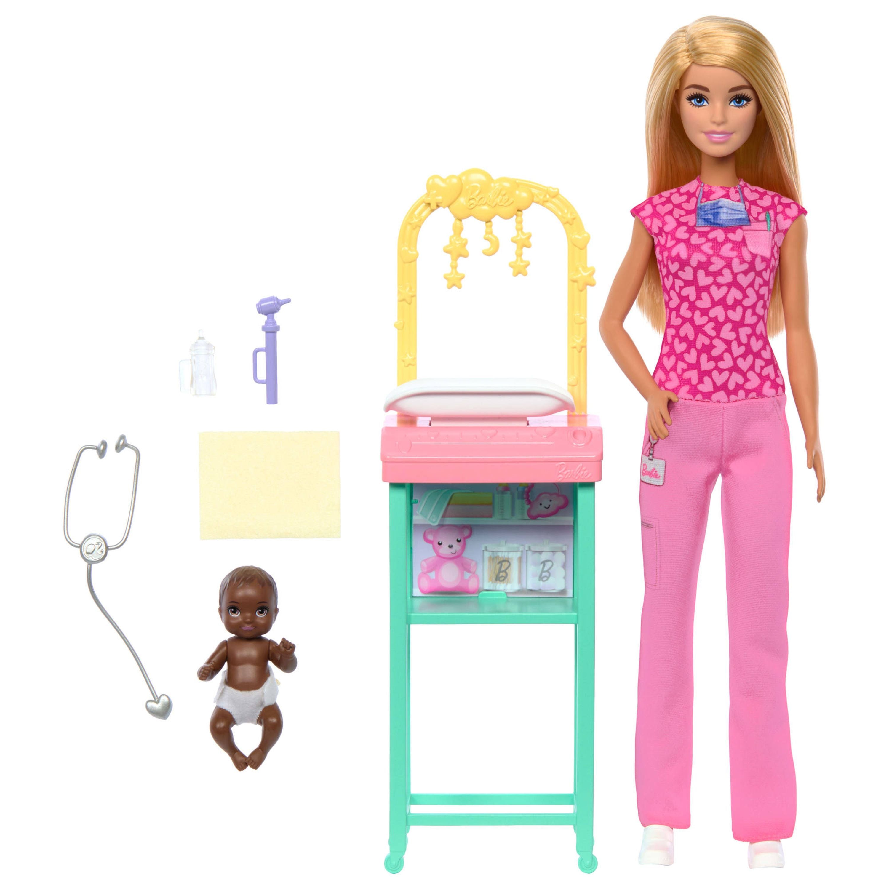 Barbie You Can Be Anything Doll Playset - Baby Doctor Blonde