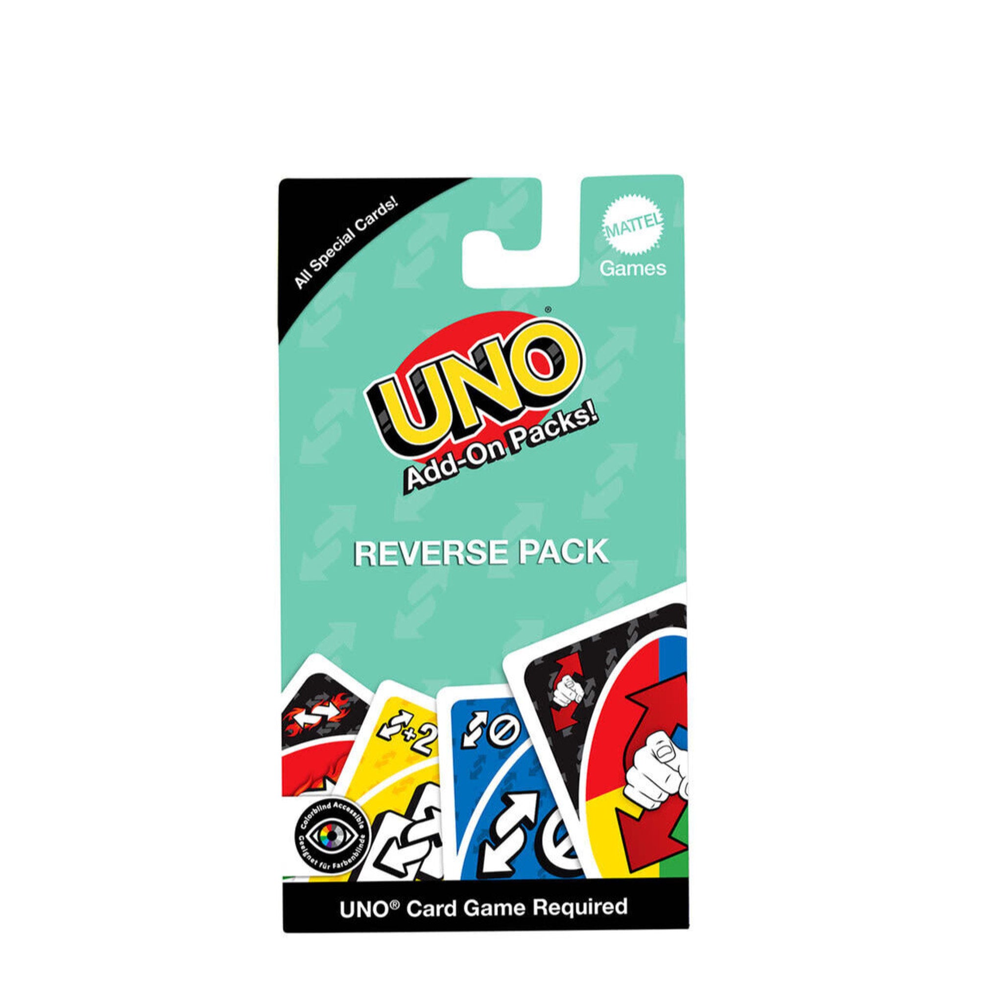 UNO Reverse Add-On Pack Card Game