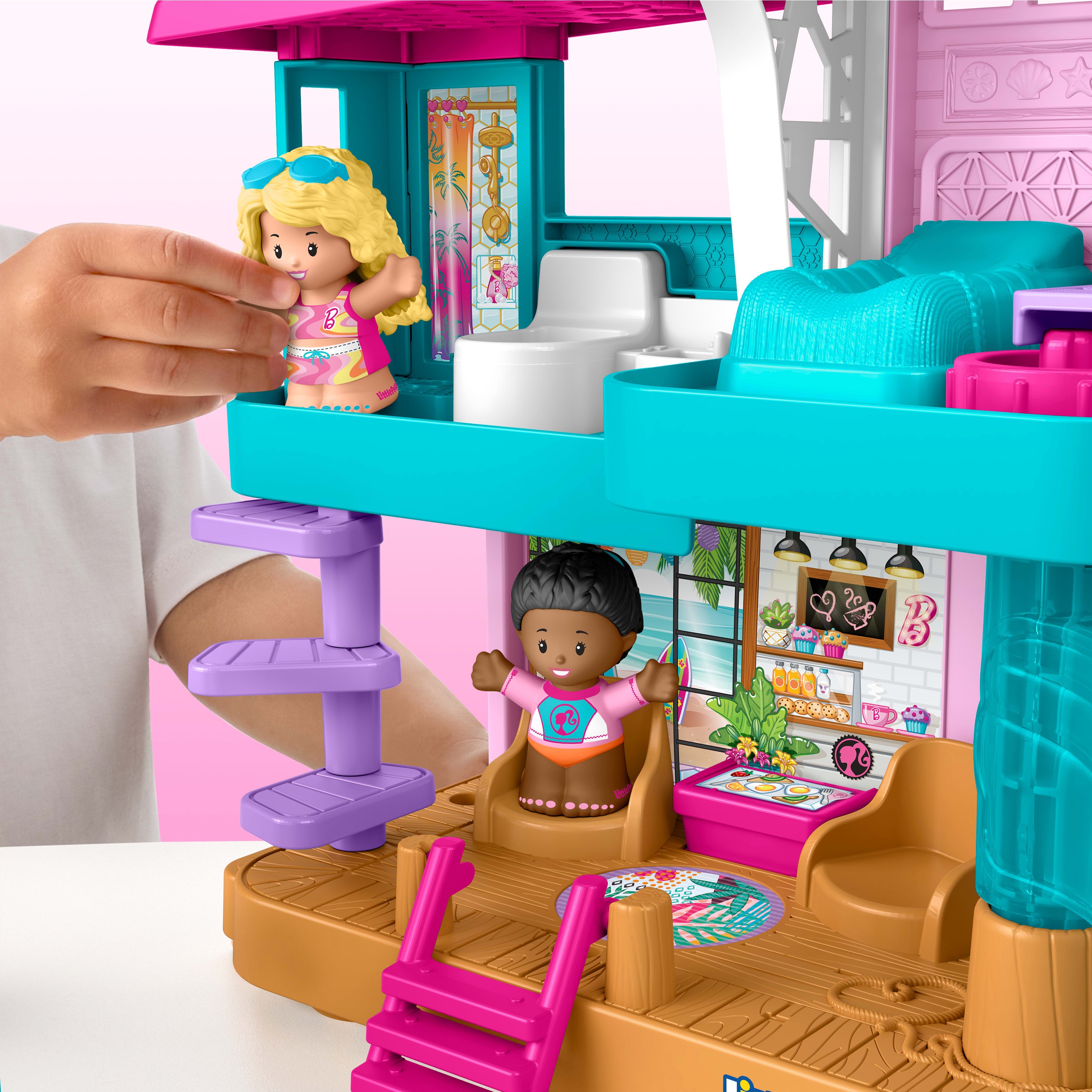 Fisher-Price Little People Malibu Barbie Beach House