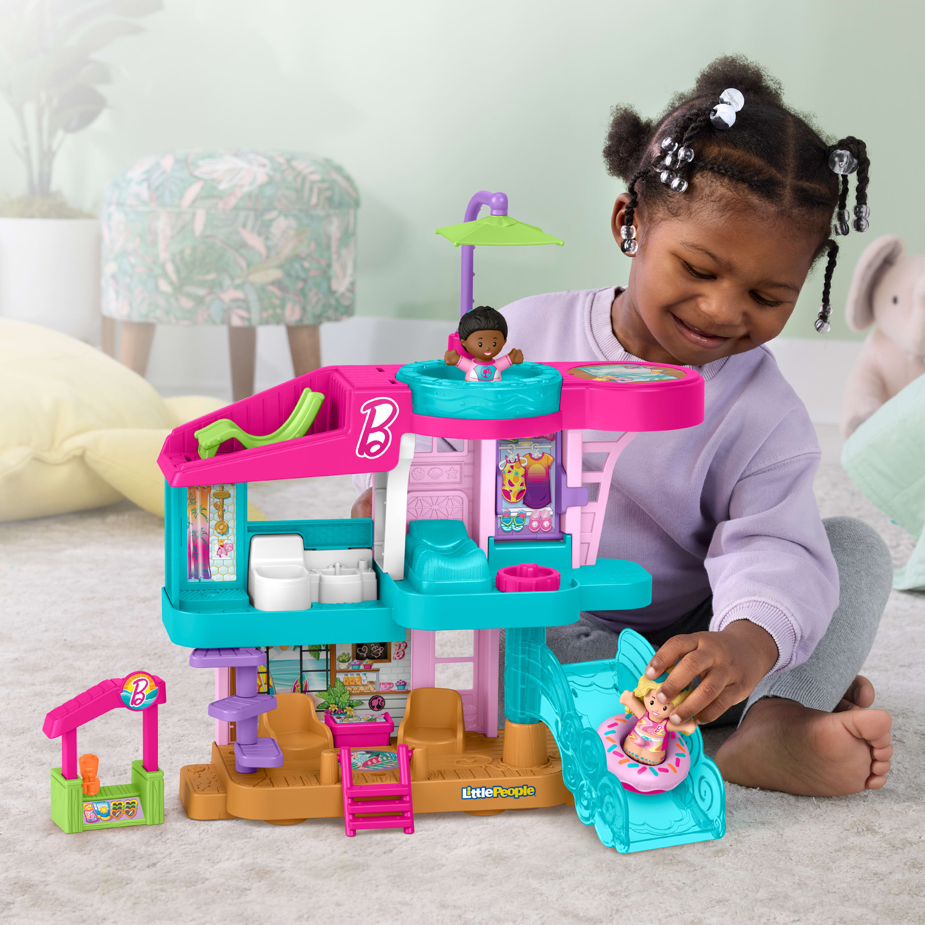 Fisher-Price Little People Malibu Barbie Beach House