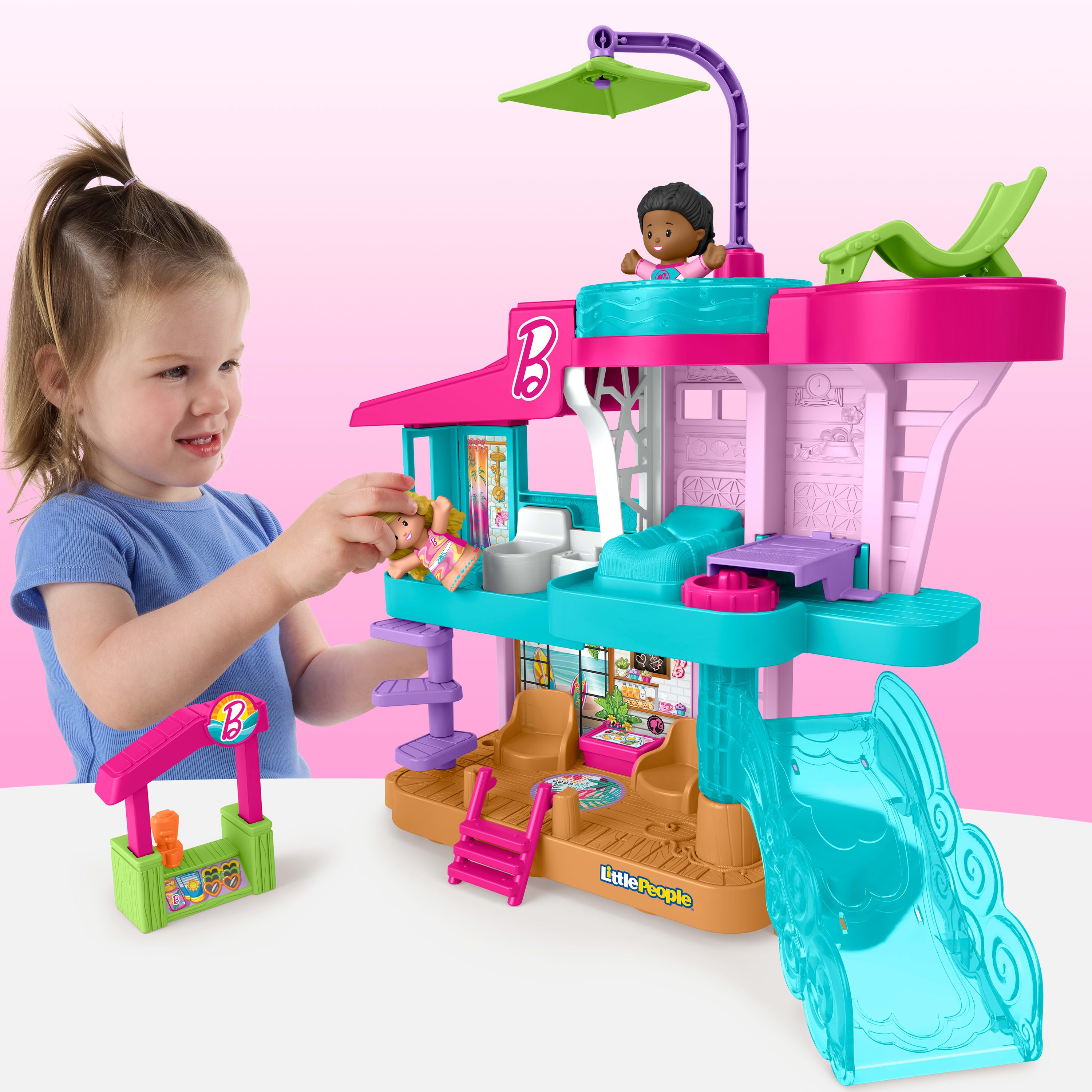 Fisher-Price Little People Malibu Barbie Beach House