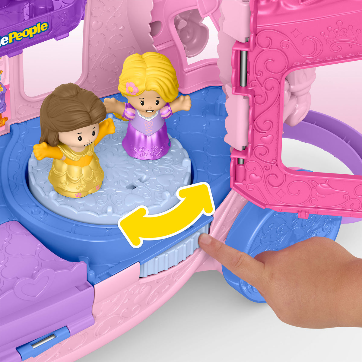 Fisher-Price Little People Disney Princess Pull Along Carriage