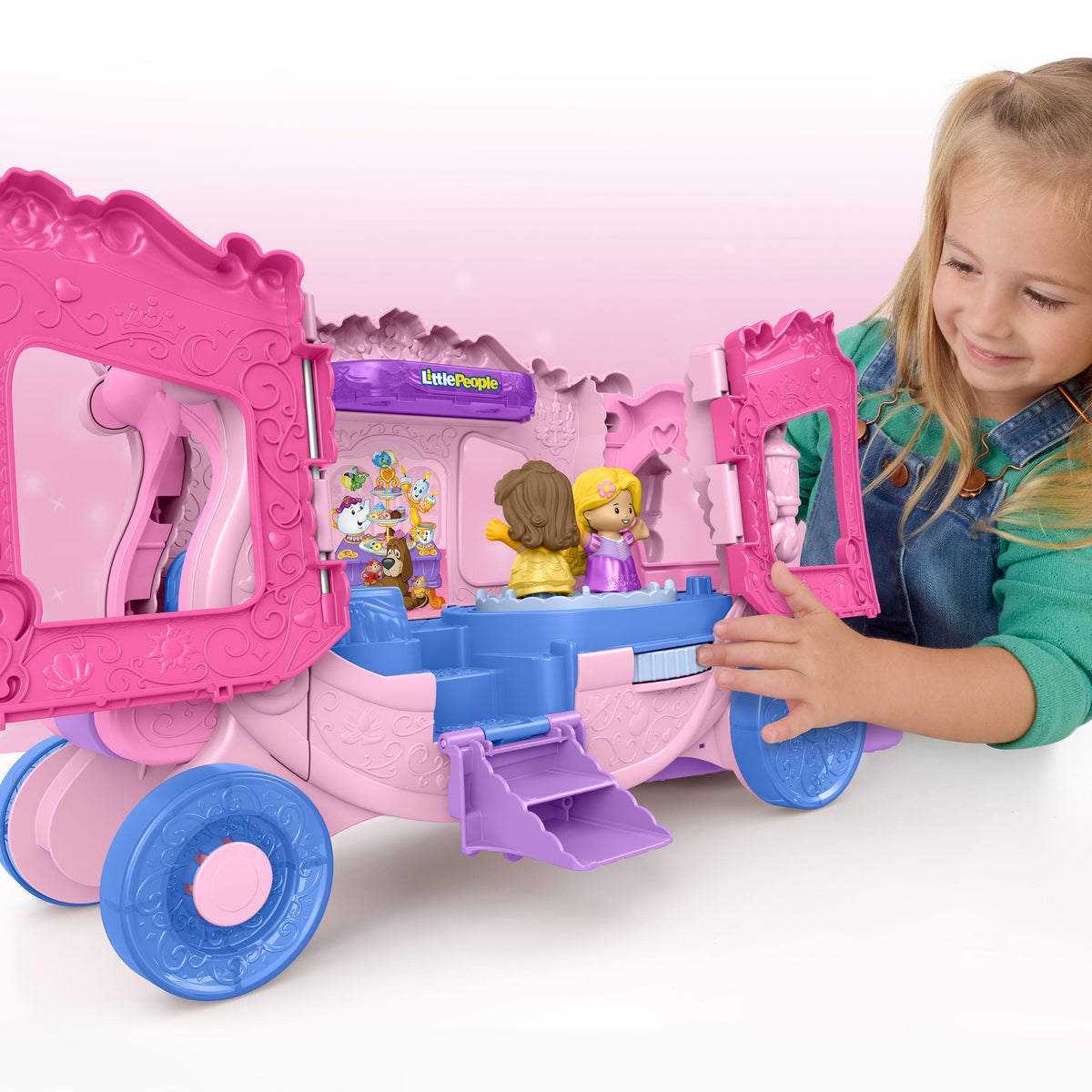 Fisher-Price Little People Disney Princess Pull Along Carriage