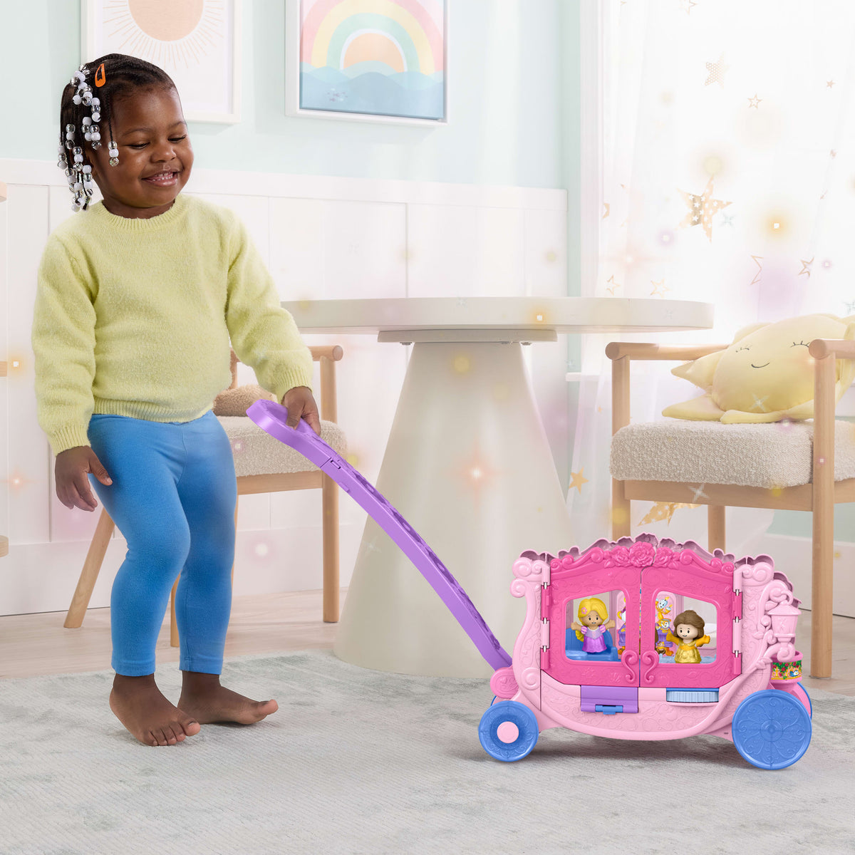 Fisher-Price Little People Disney Princess Pull Along Carriage