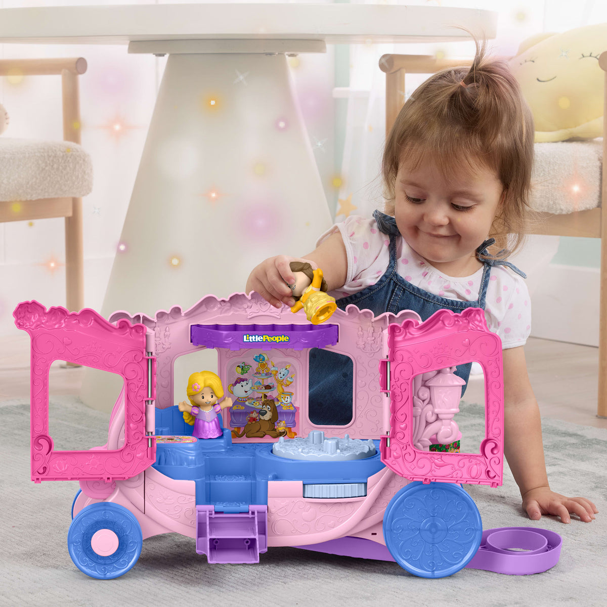 Fisher-Price Little People Disney Princess Pull Along Carriage