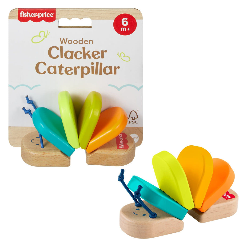 Fisher-Price Wood Clacker Caterpillar - 1