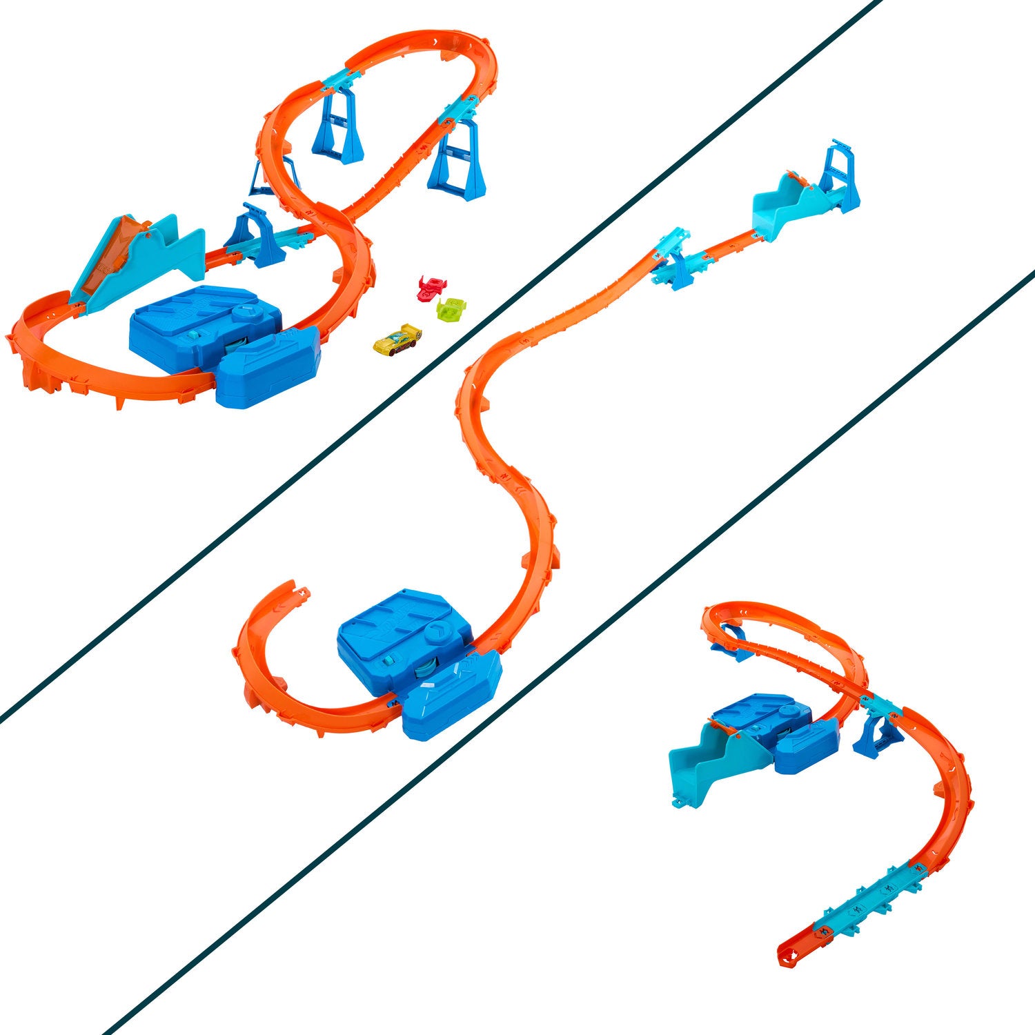 Hot Wheels Track Creator 3-in-1 Motorized Boosted Jump Speedway Kit