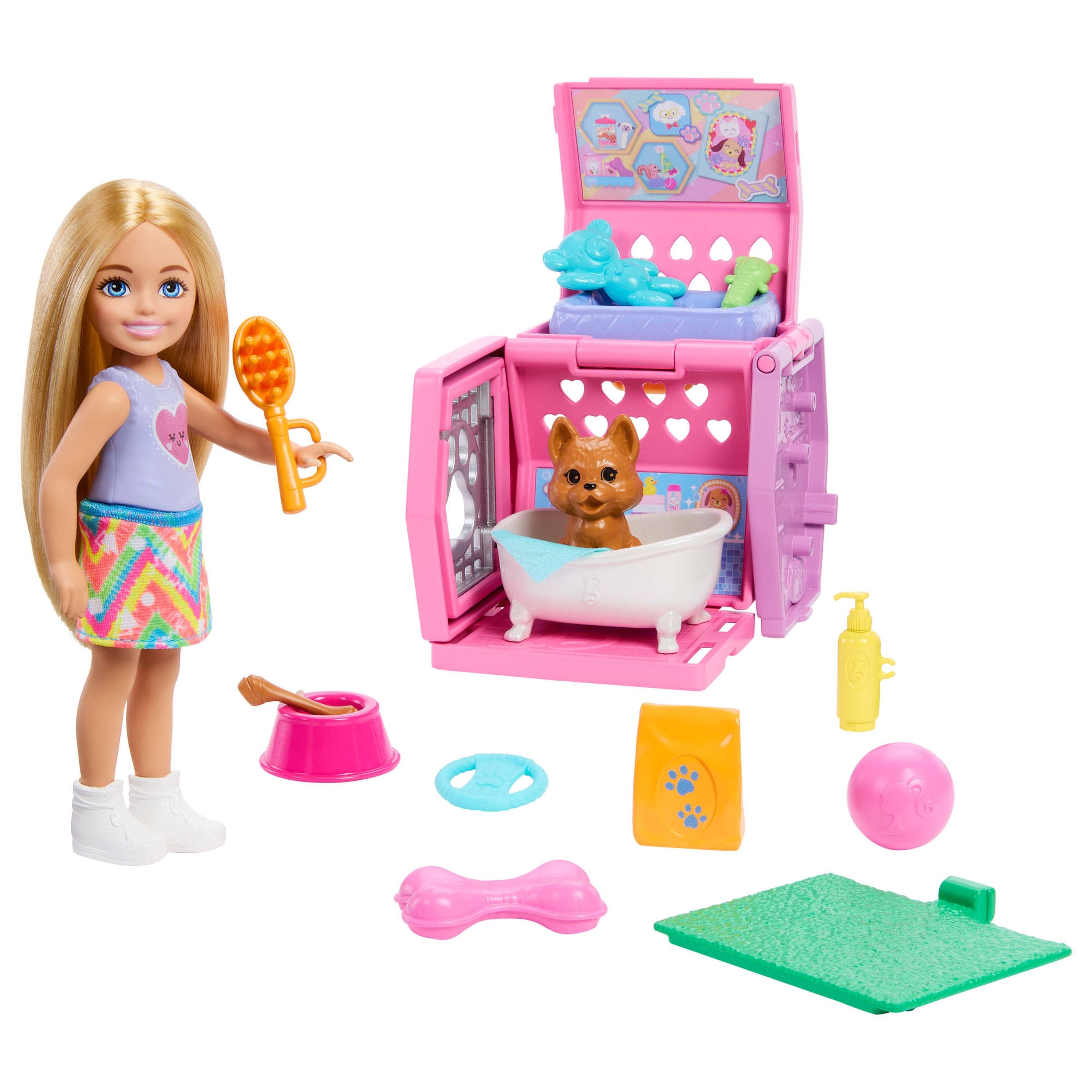 Barbie Chelsea Puppy Carrier Doll & Playset