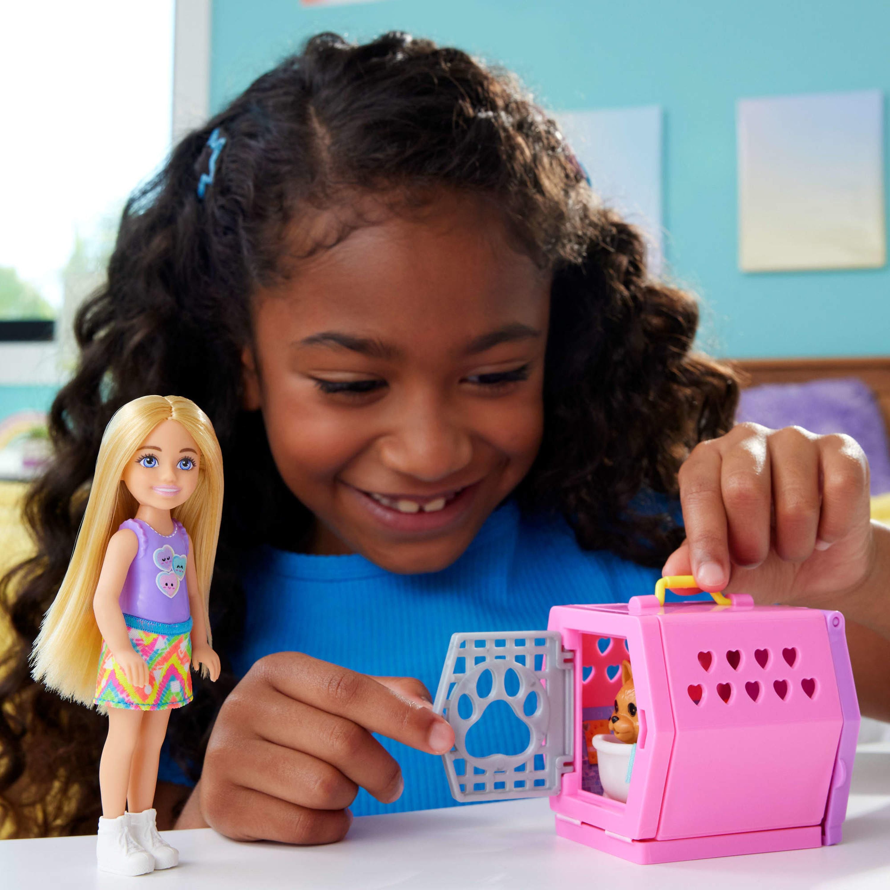 Barbie Chelsea Puppy Carrier Doll & Playset