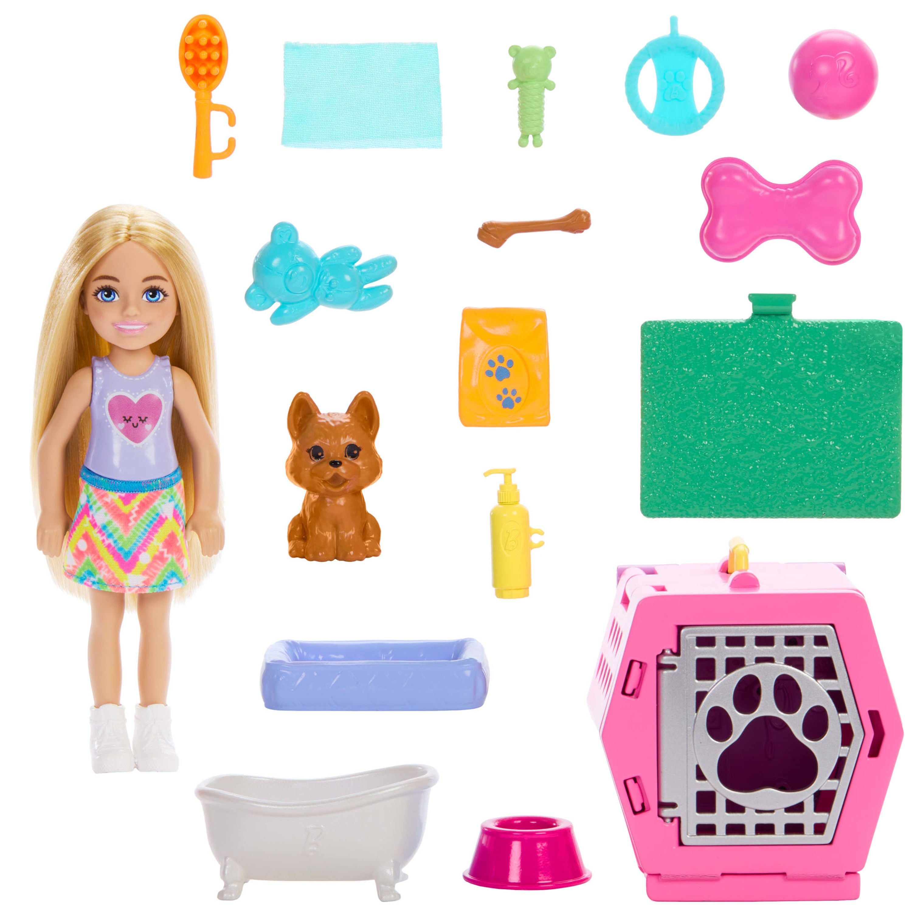 Barbie Chelsea Puppy Carrier Doll & Playset
