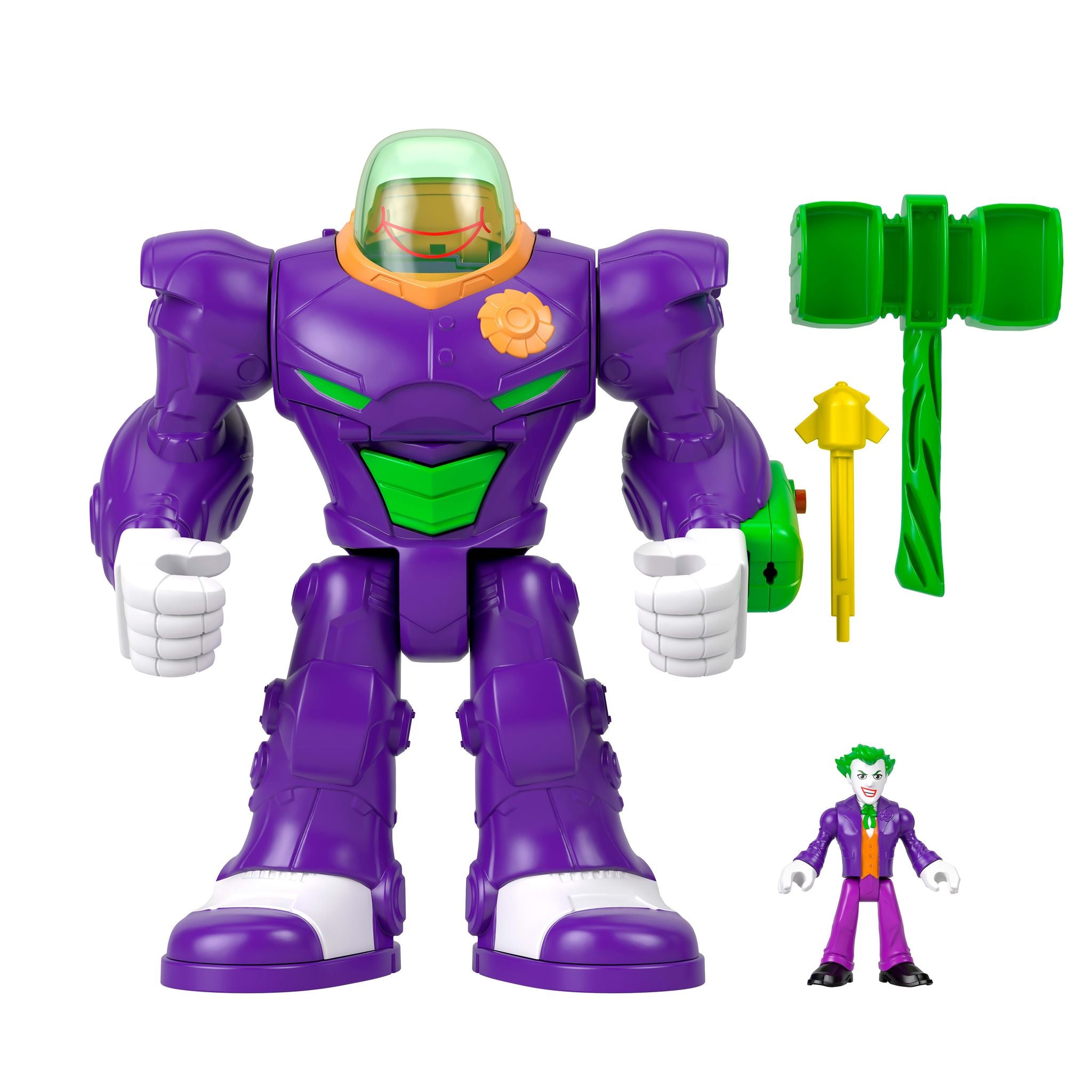 Fisher-Price Imaginext DC Super Friends Hammer Mech & Joker Figure