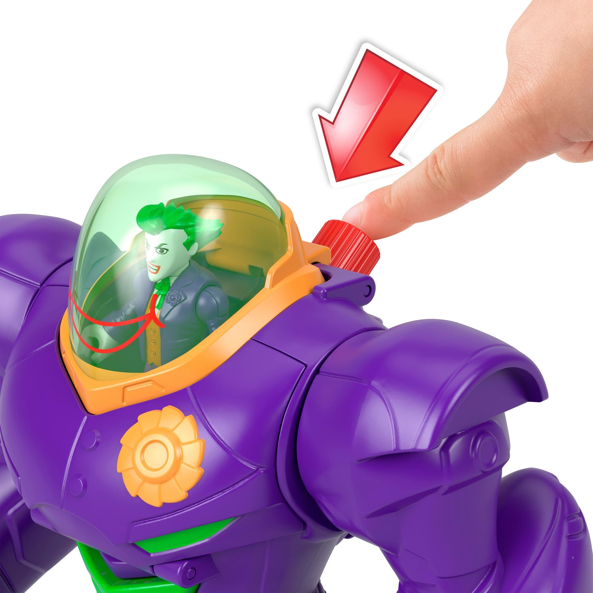 Fisher-Price Imaginext DC Super Friends Hammer Mech & Joker Figure