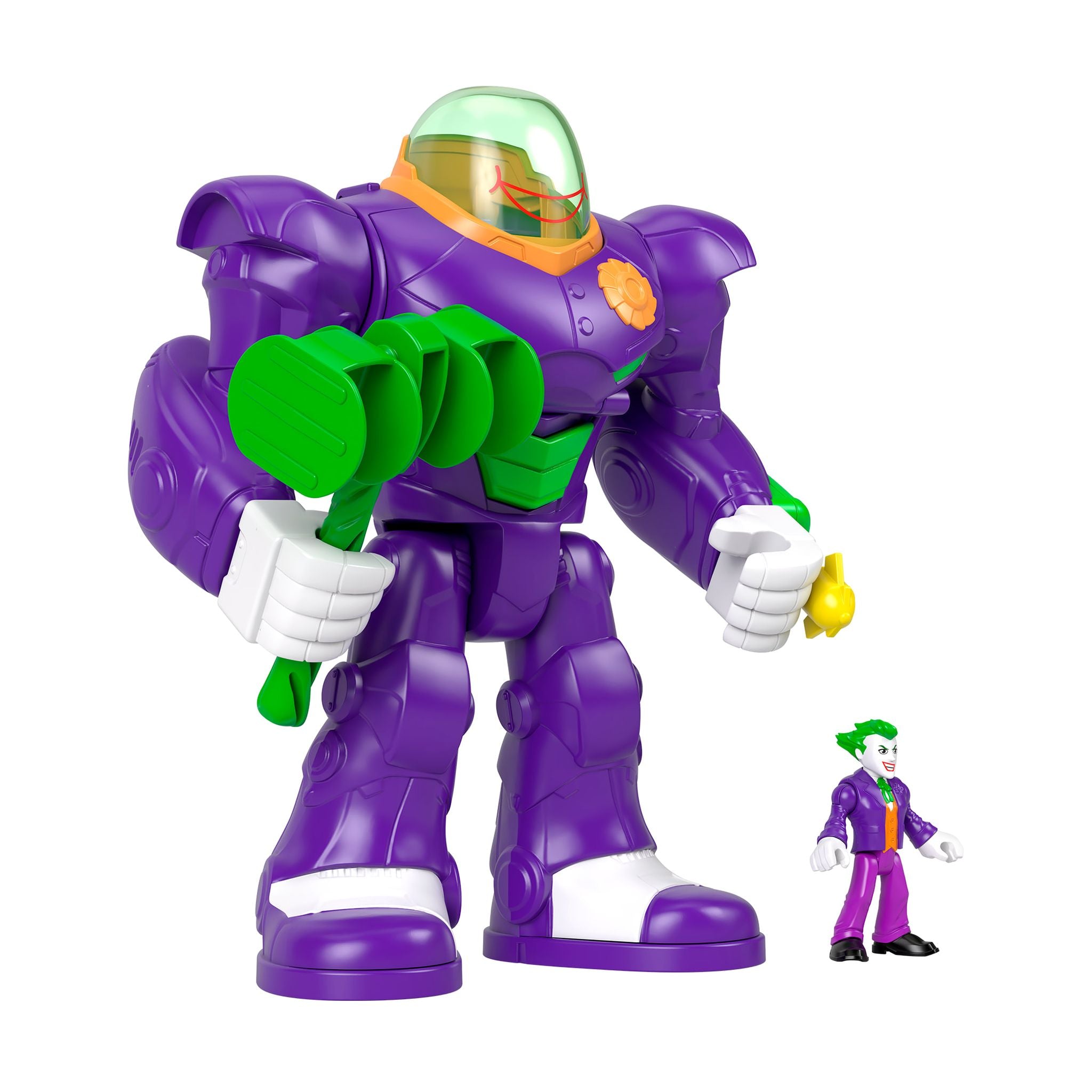 Fisher-Price Imaginext DC Super Friends Hammer Mech & Joker Figure