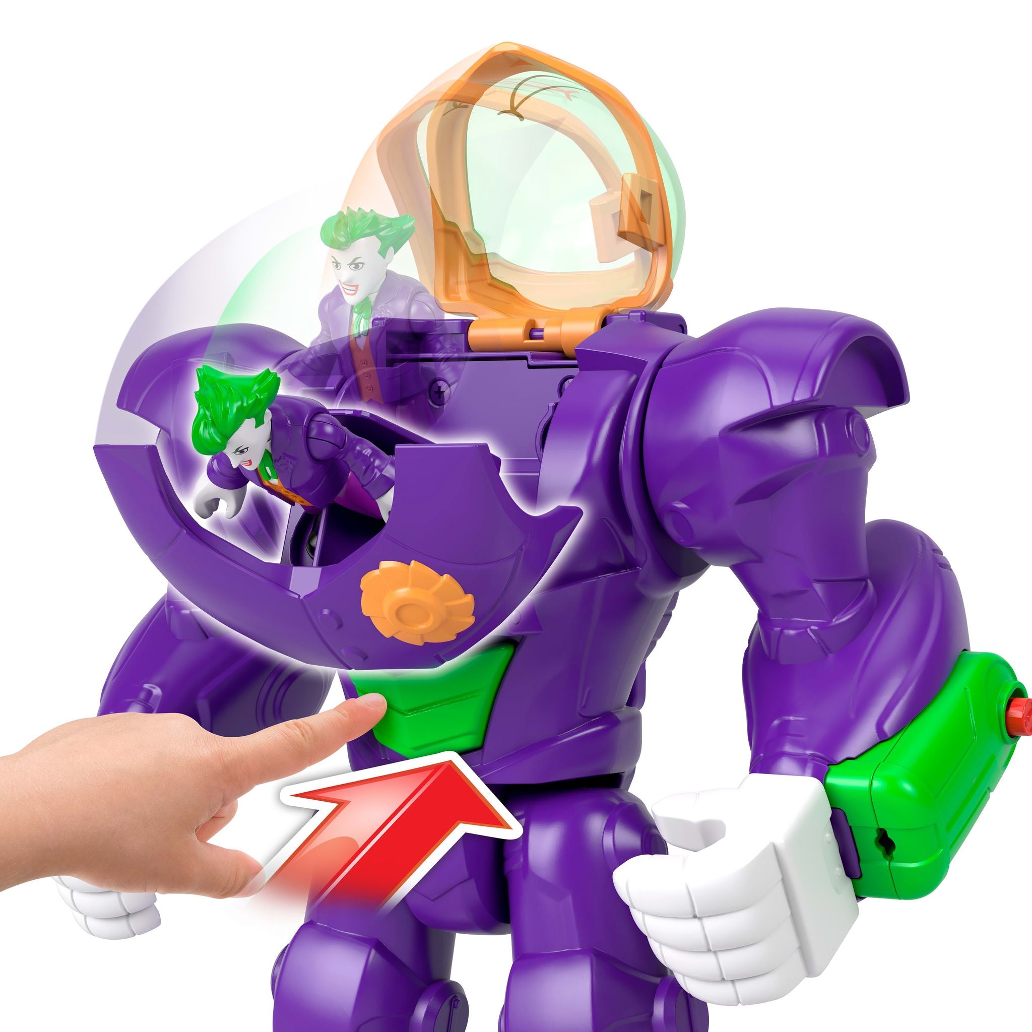 Fisher-Price Imaginext DC Super Friends Hammer Mech & Joker Figure