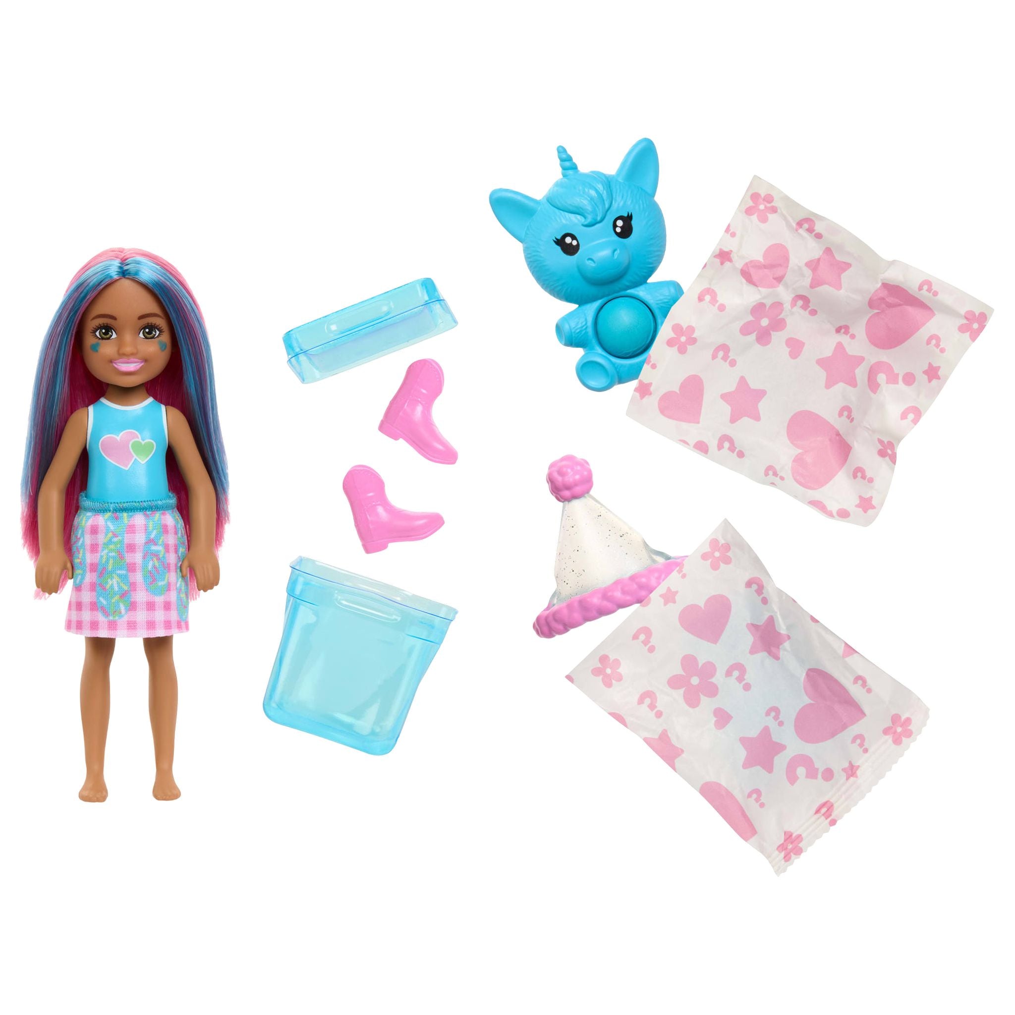 Barbie Chelsea Pop Reveal Shakes Series Doll