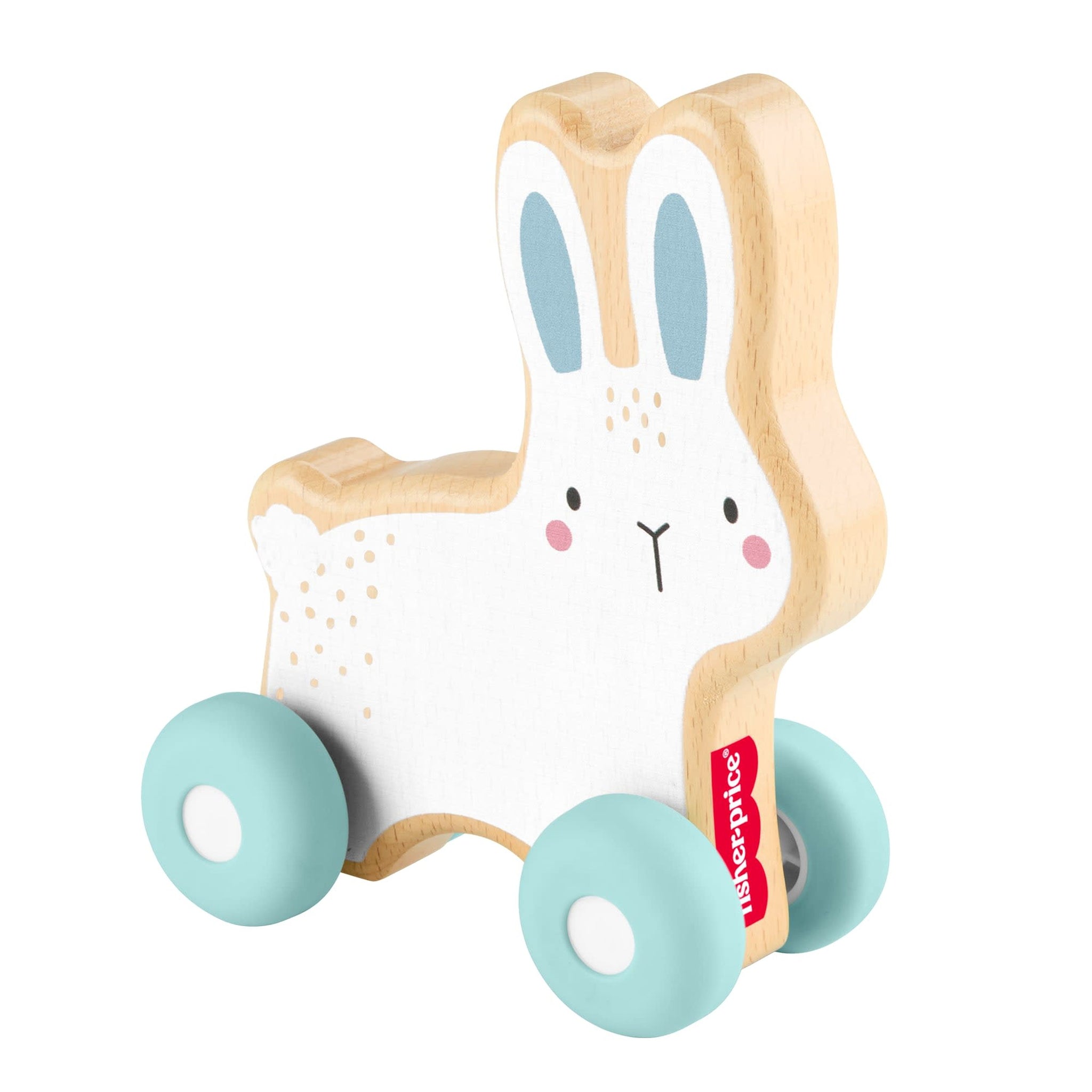 Fisher-Price Wooden Push-Along Bunny – Toyworld Australia