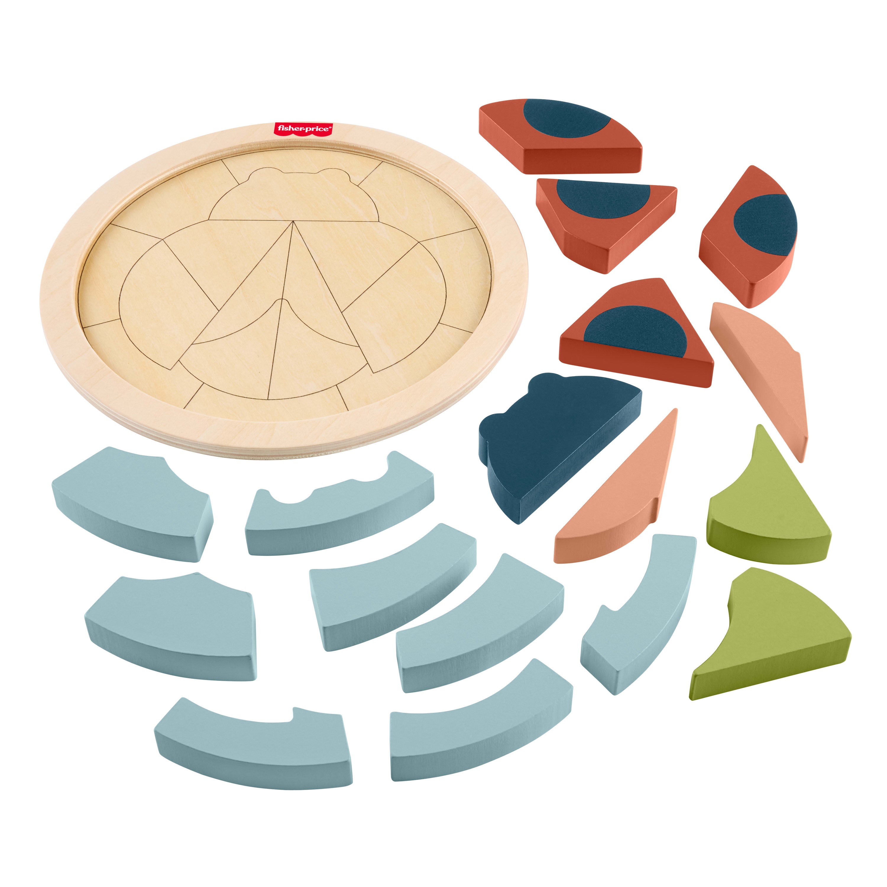Fisher-Price Tiny Garden Wooden Lady Bug Puzzle