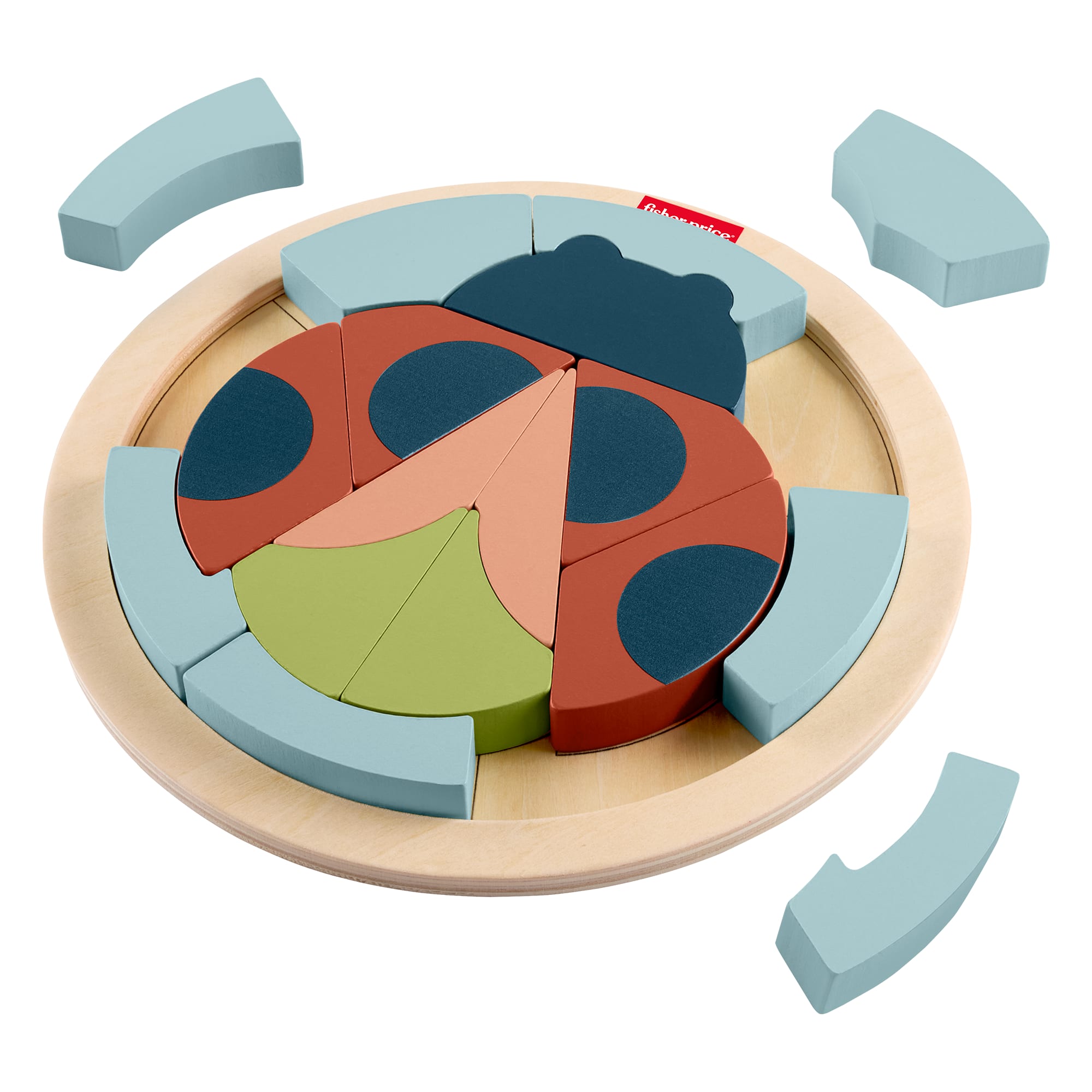 Fisher-Price Tiny Garden Wooden Lady Bug Puzzle