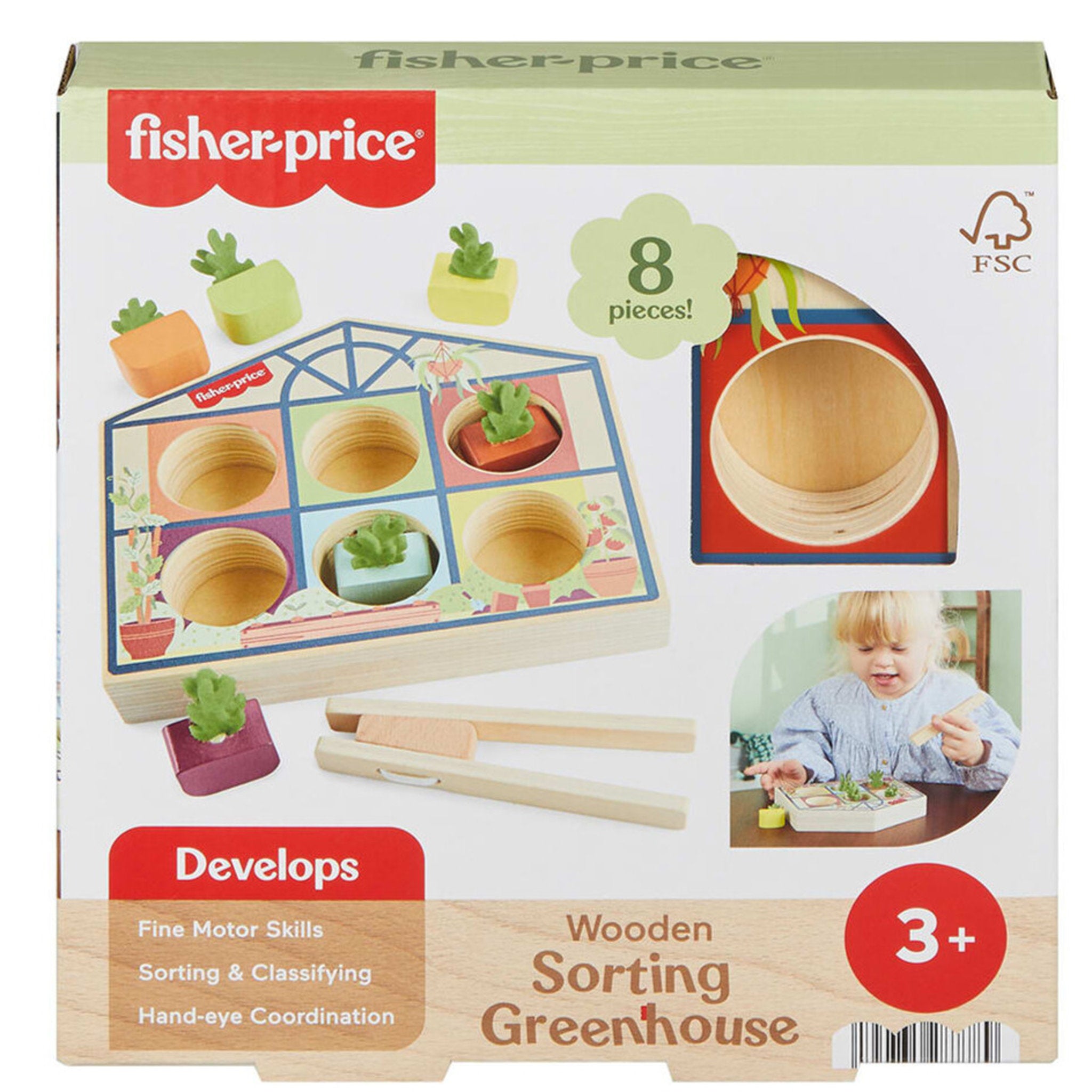 Fisher-Price Wooden Sorting Greenhouse