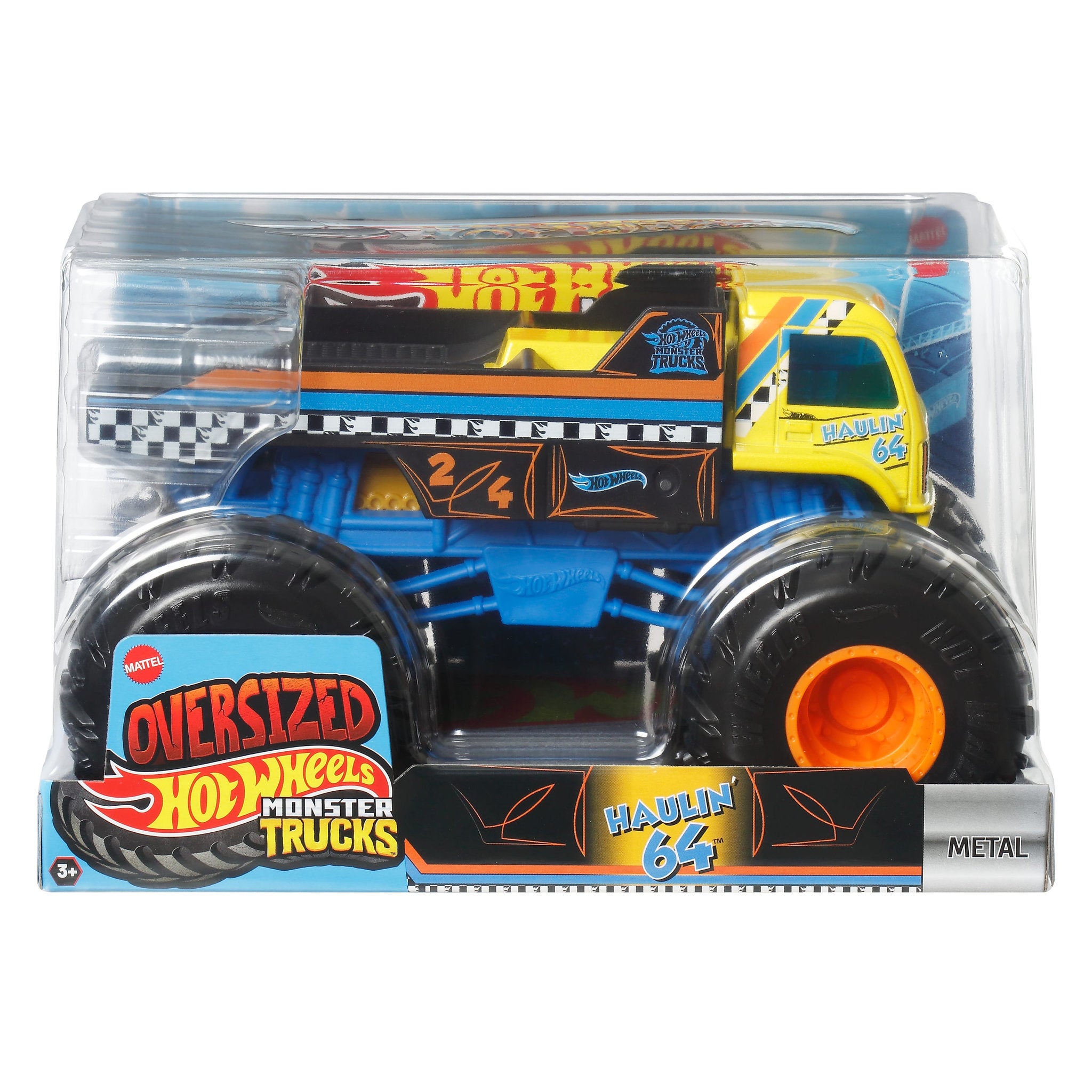 Hot Wheels Oversized Monster Trucks Haulin 64