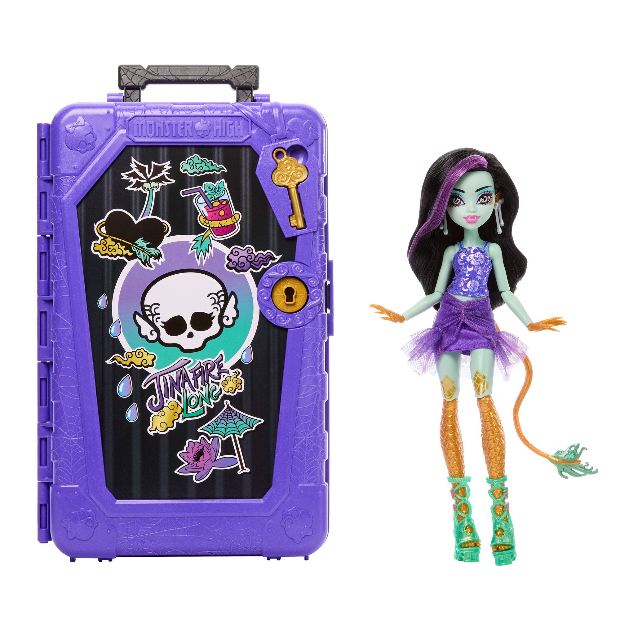 Monster High Skulltimate Secrets Gore-geous Oasis Series 7 Jinafire Long Playset