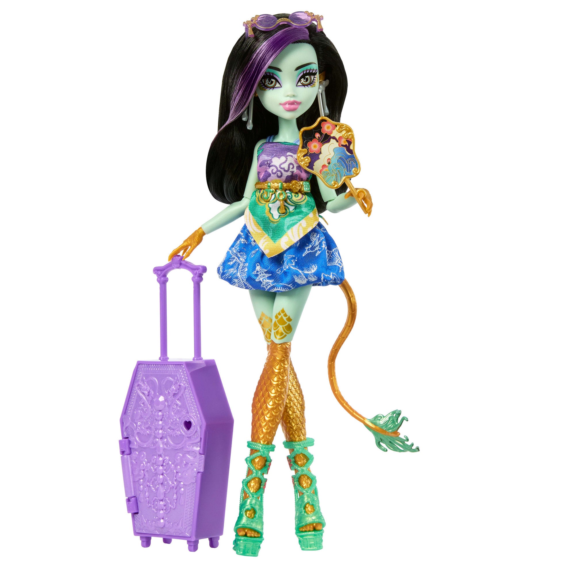 Monster High Skulltimate Secrets Gore-geous Oasis Series 7 Jinafire Long Playset