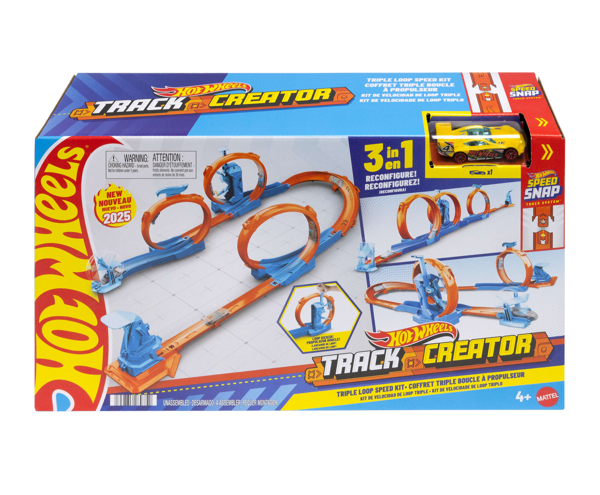 Hot Wheels Track Creator Triple Loop Speed Kit - Toyworld Australia