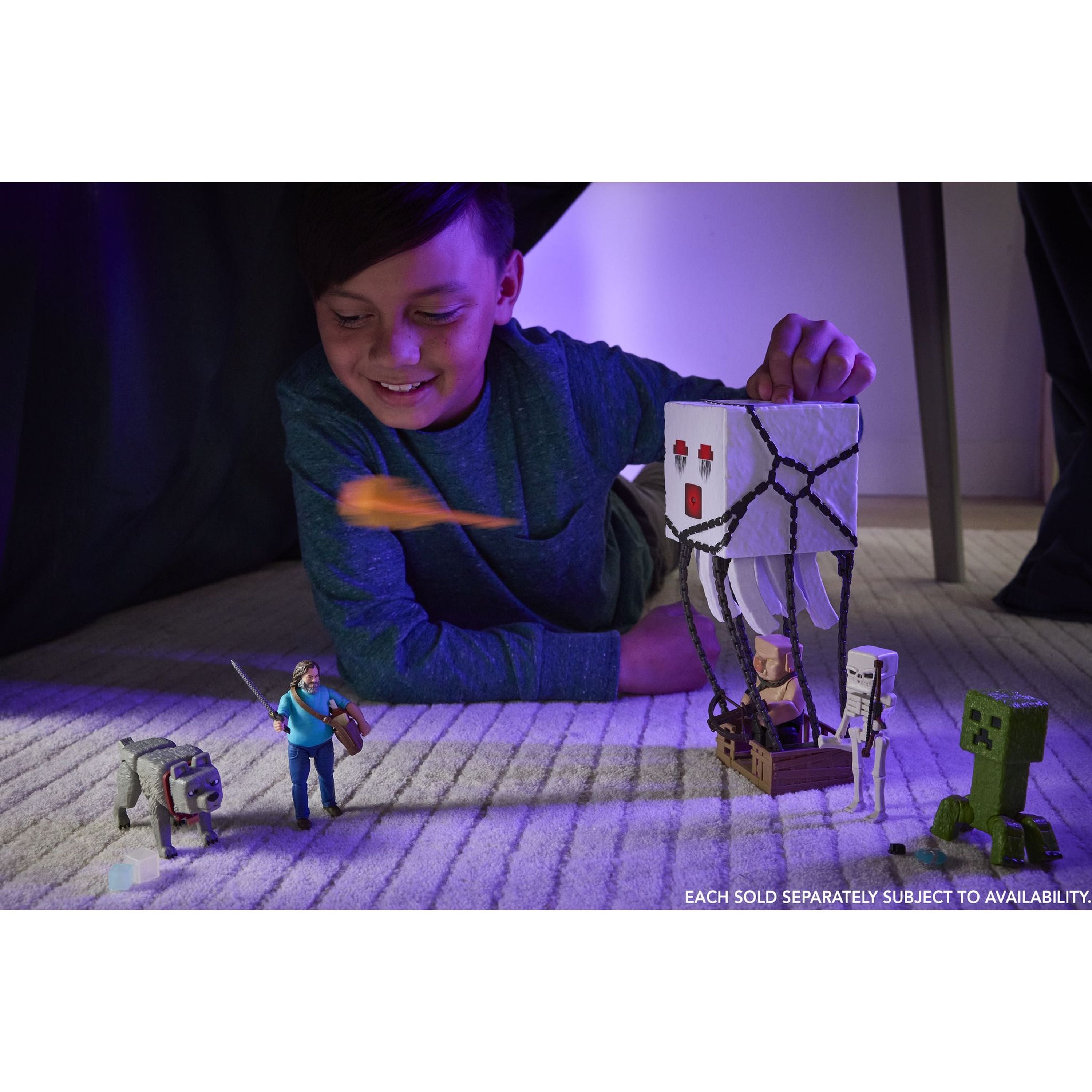 A Minecraft Movie Blast Attack Ghast