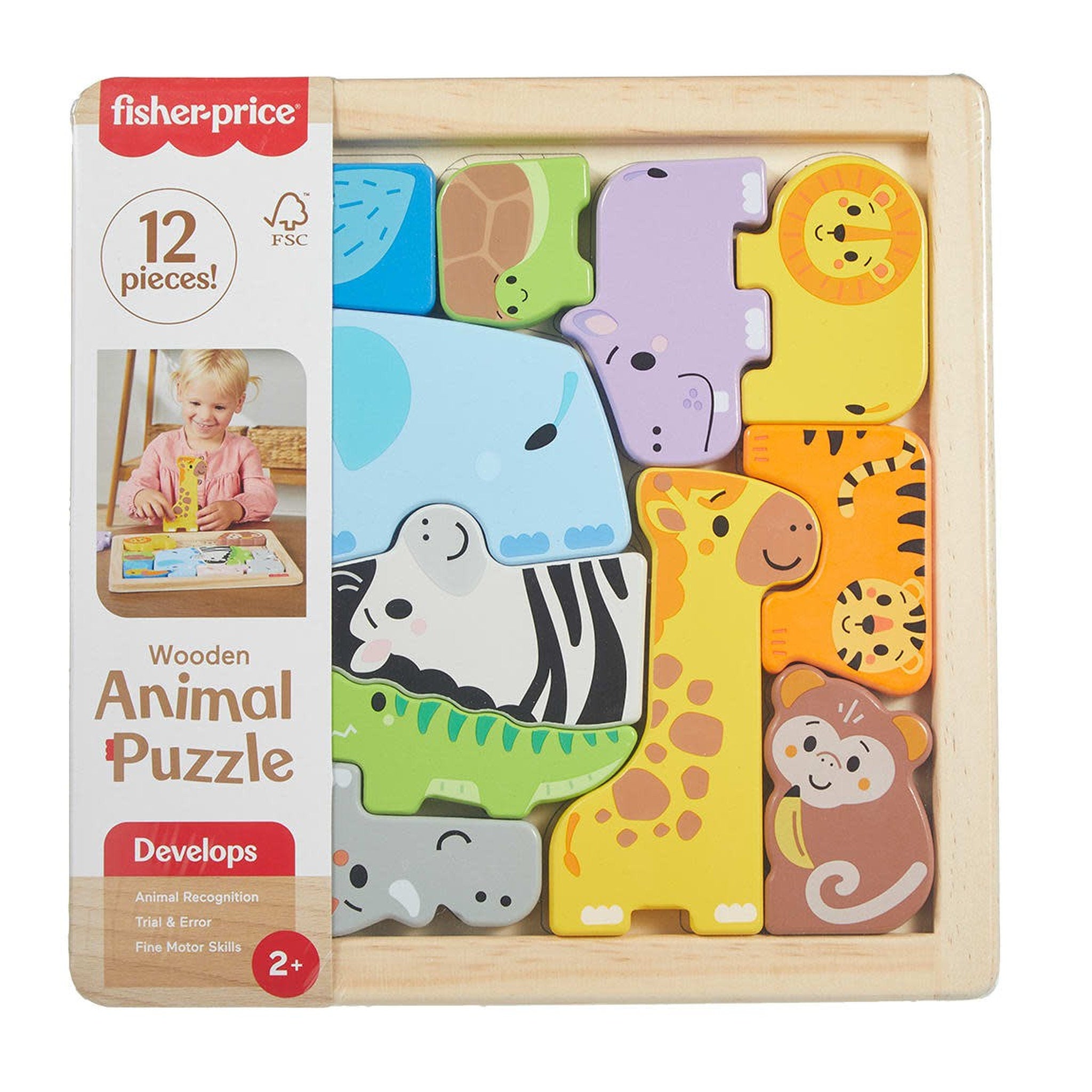 Fisher-Price Wooden Animal Puzzle - Toyworld Australia
