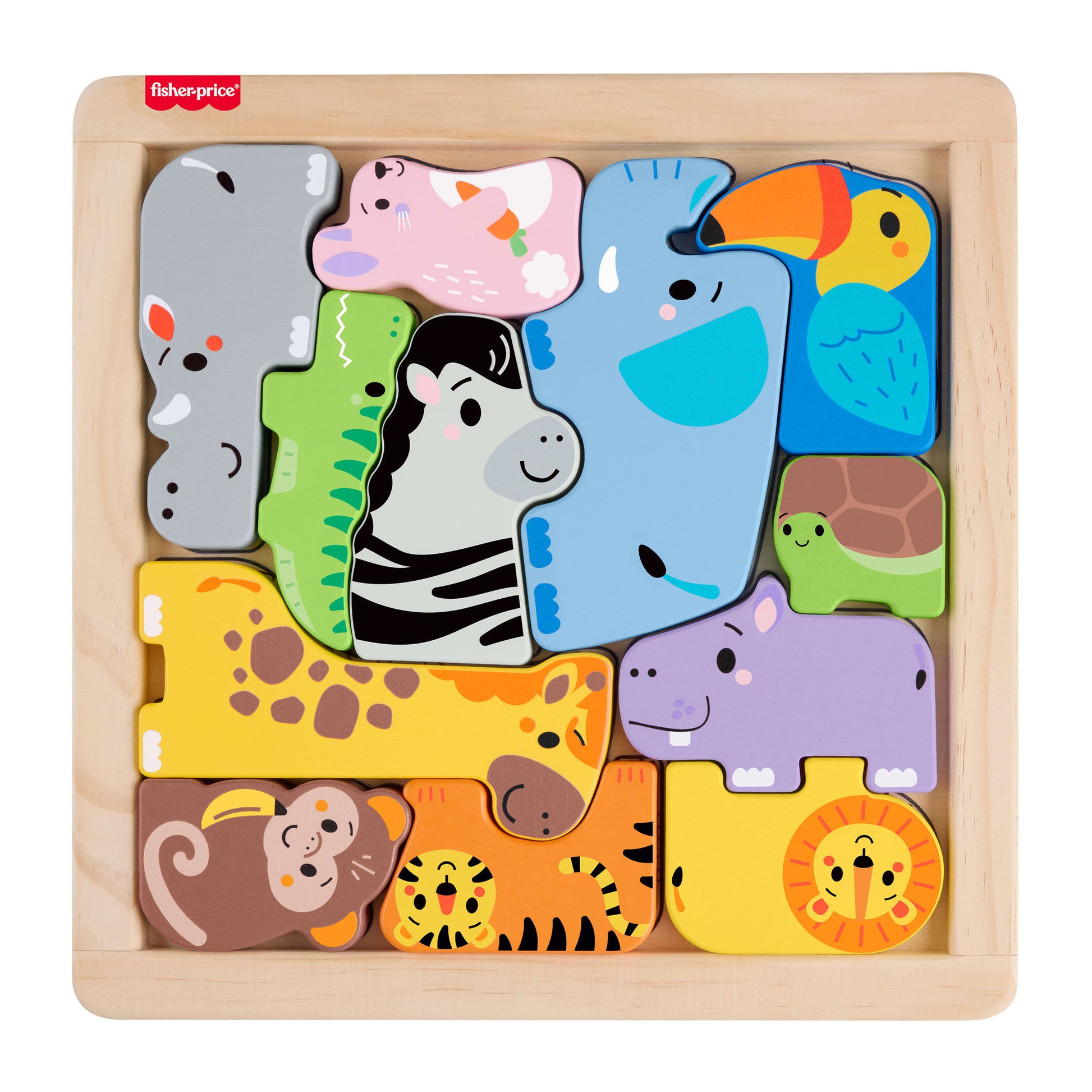 Fisher-Price Wooden Animal Puzzle - Toyworld Australia