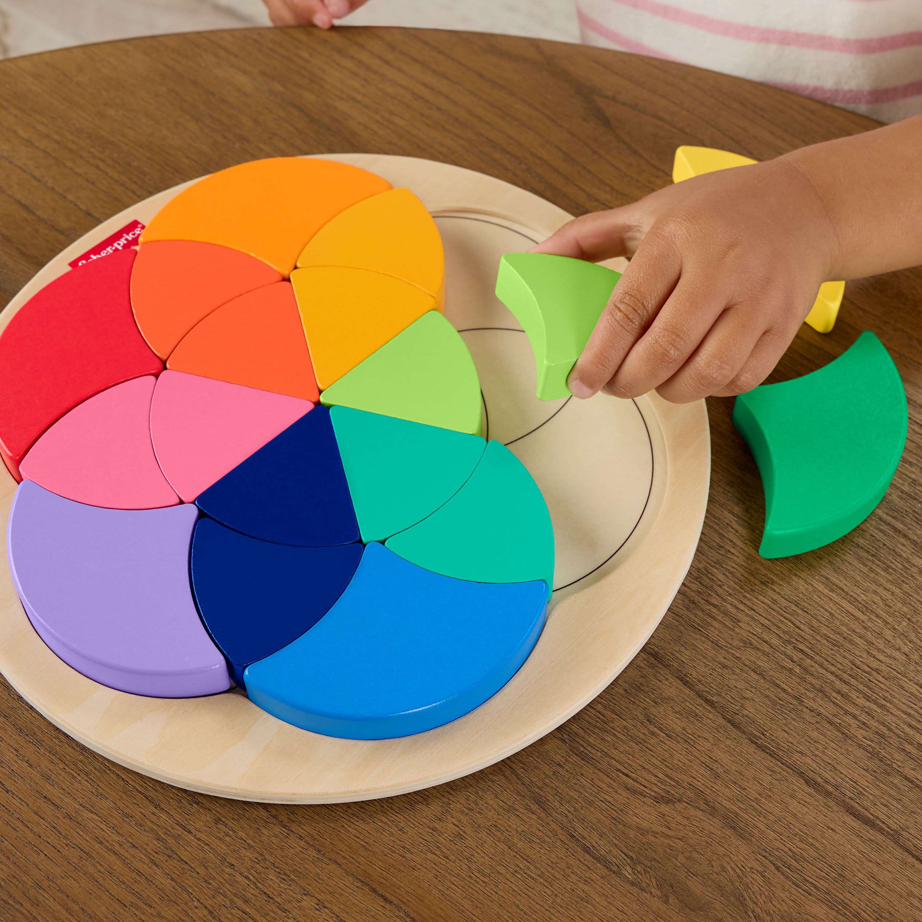 Fisher-Price Wooden Colour Wheel Puzzle