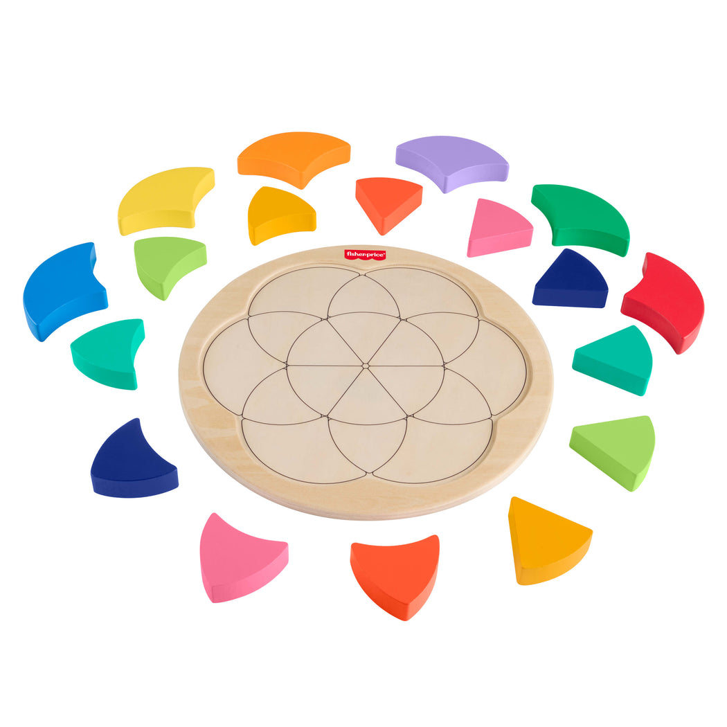 Fisher-Price Wooden Colour Wheel Puzzle - 2
