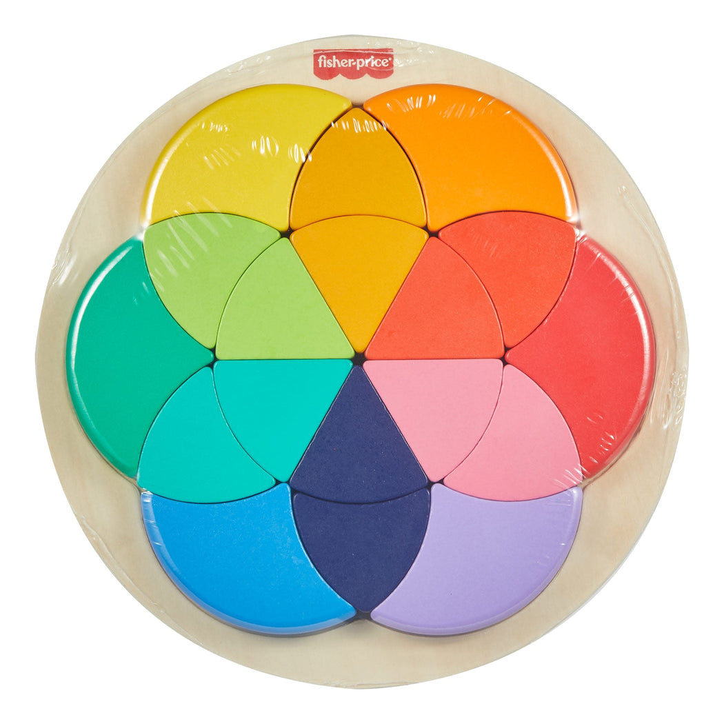 Fisher-Price Wooden Colour Wheel Puzzle - 1