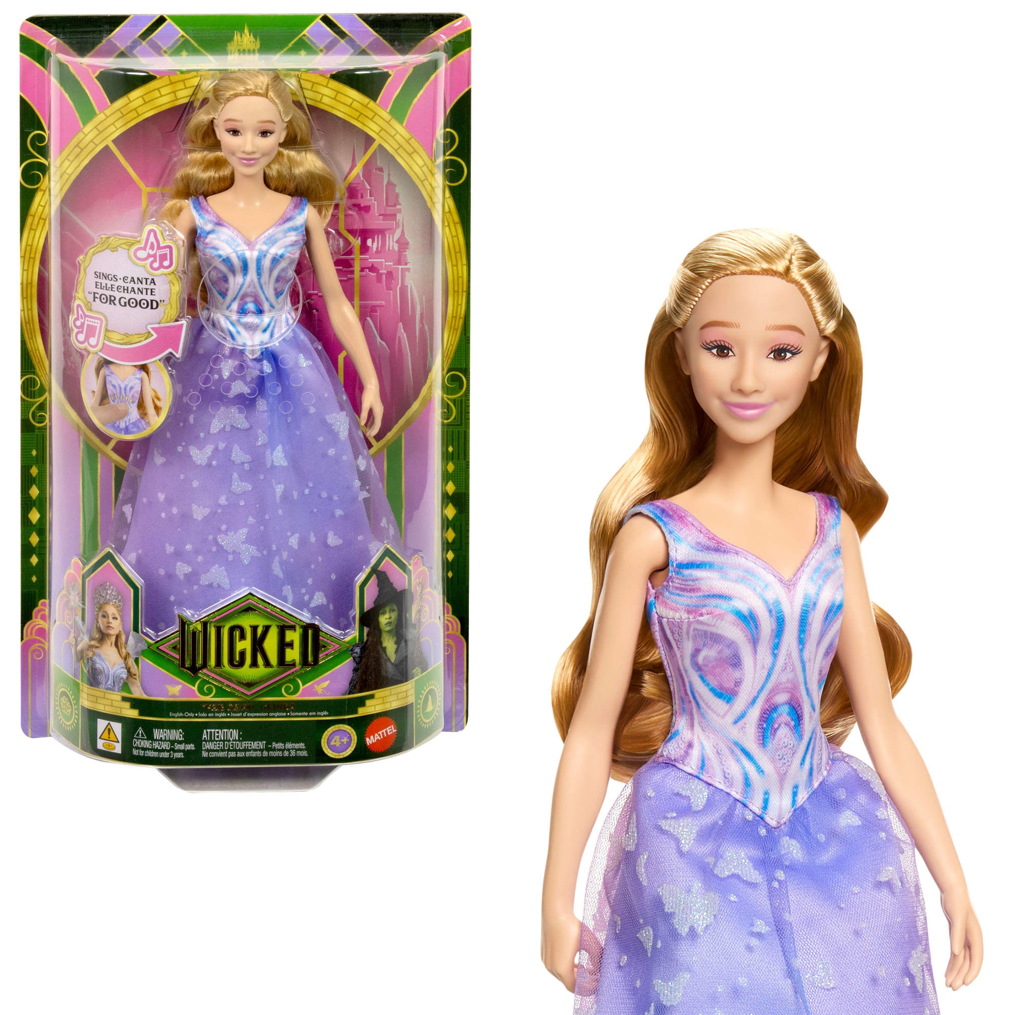 Wicked: For Good Singing Glinda Doll