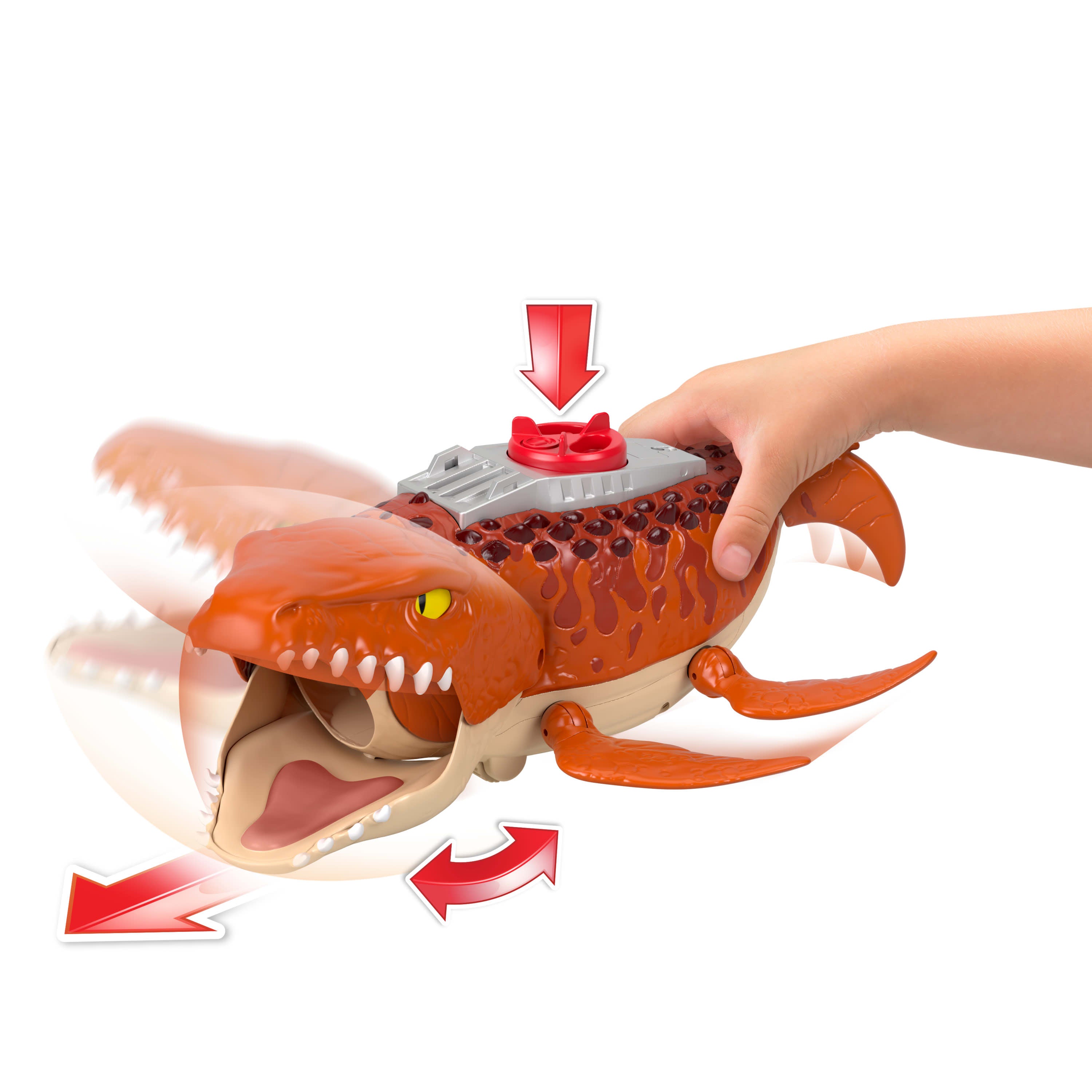 Imaginext Jurassic World Rebirth Aquachomp Chase Mosasaurus