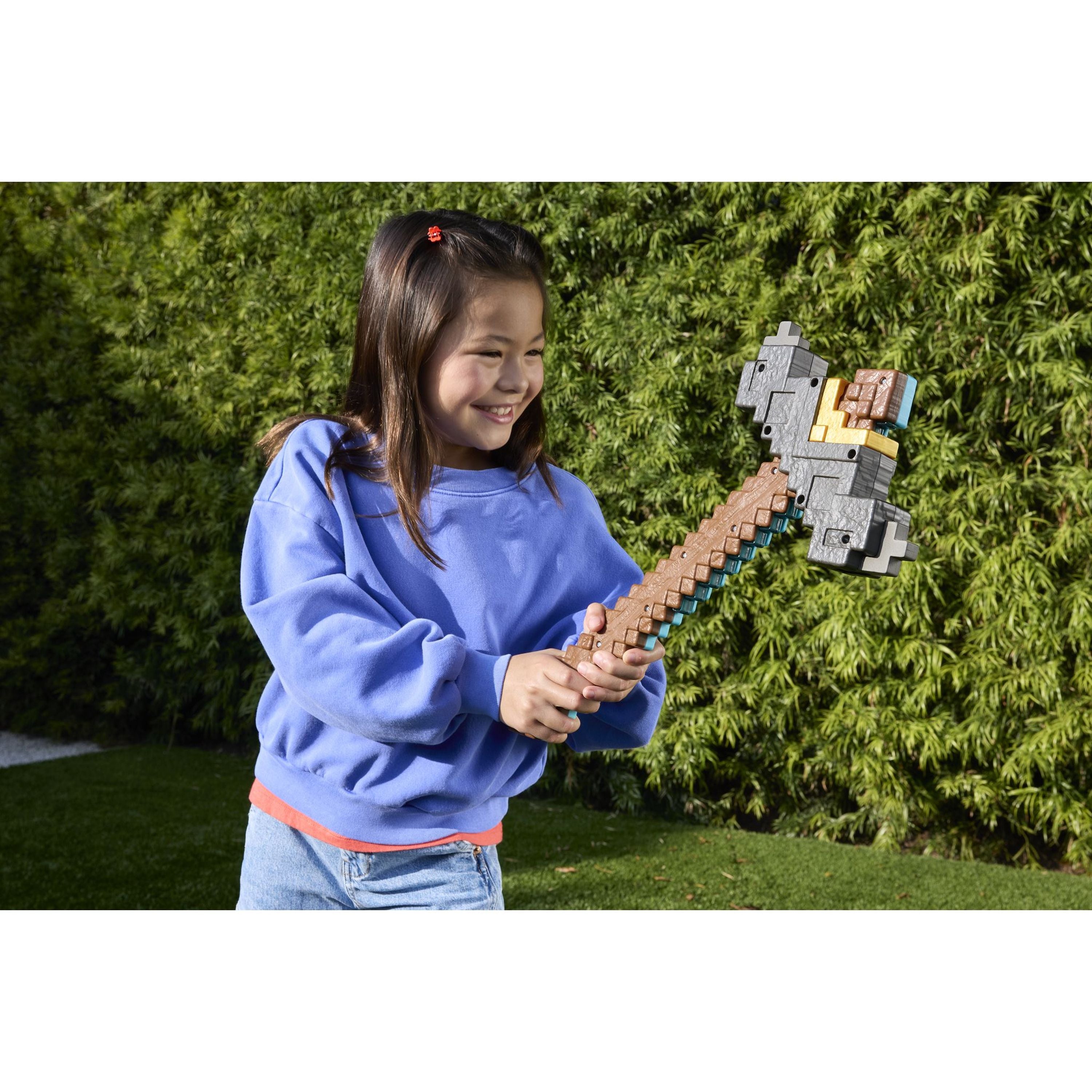 A Minecraft Movie Click and Switch Sword and Pickaxe