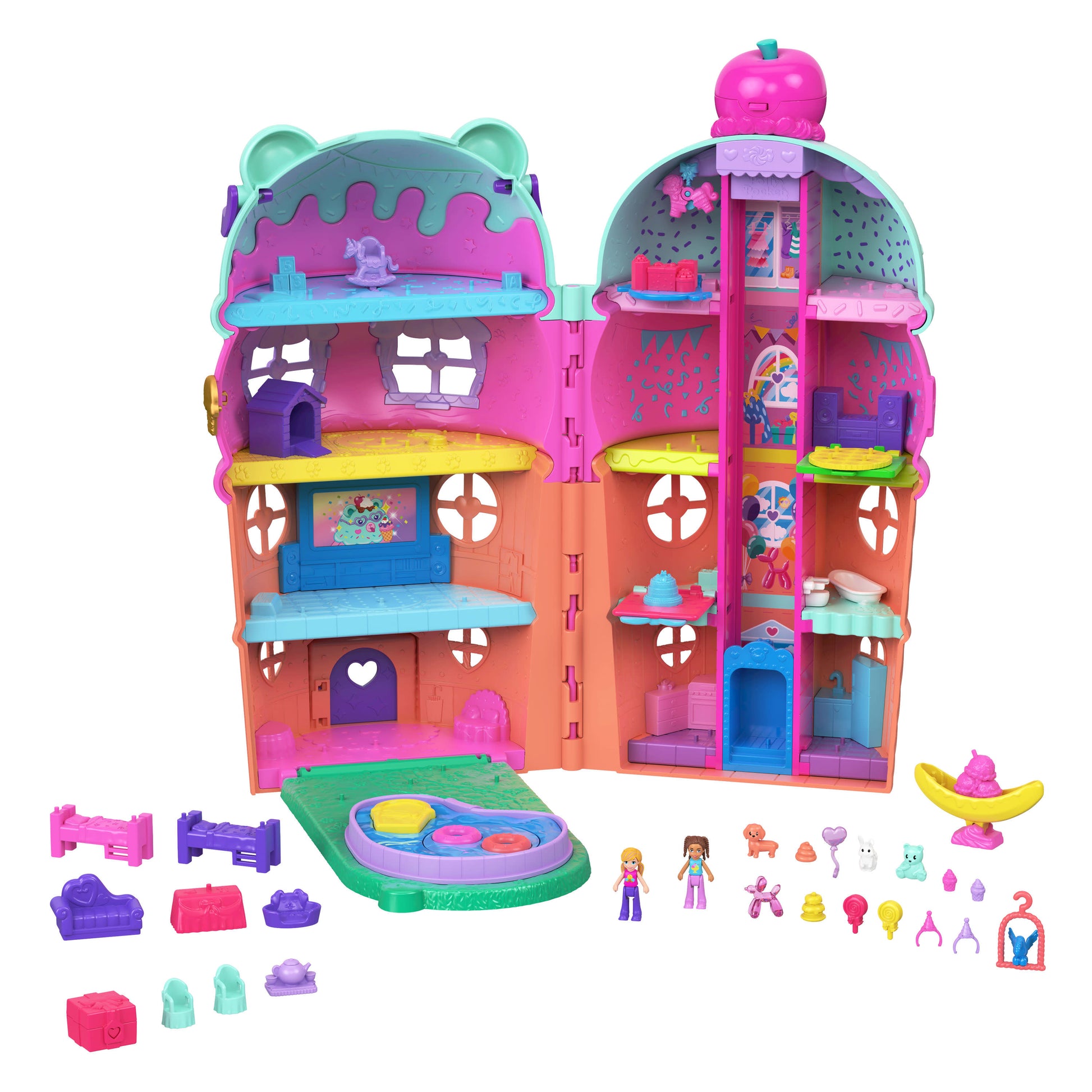 Polly Pocket Gelato Ice Cream House Playset - Toyworld Australia