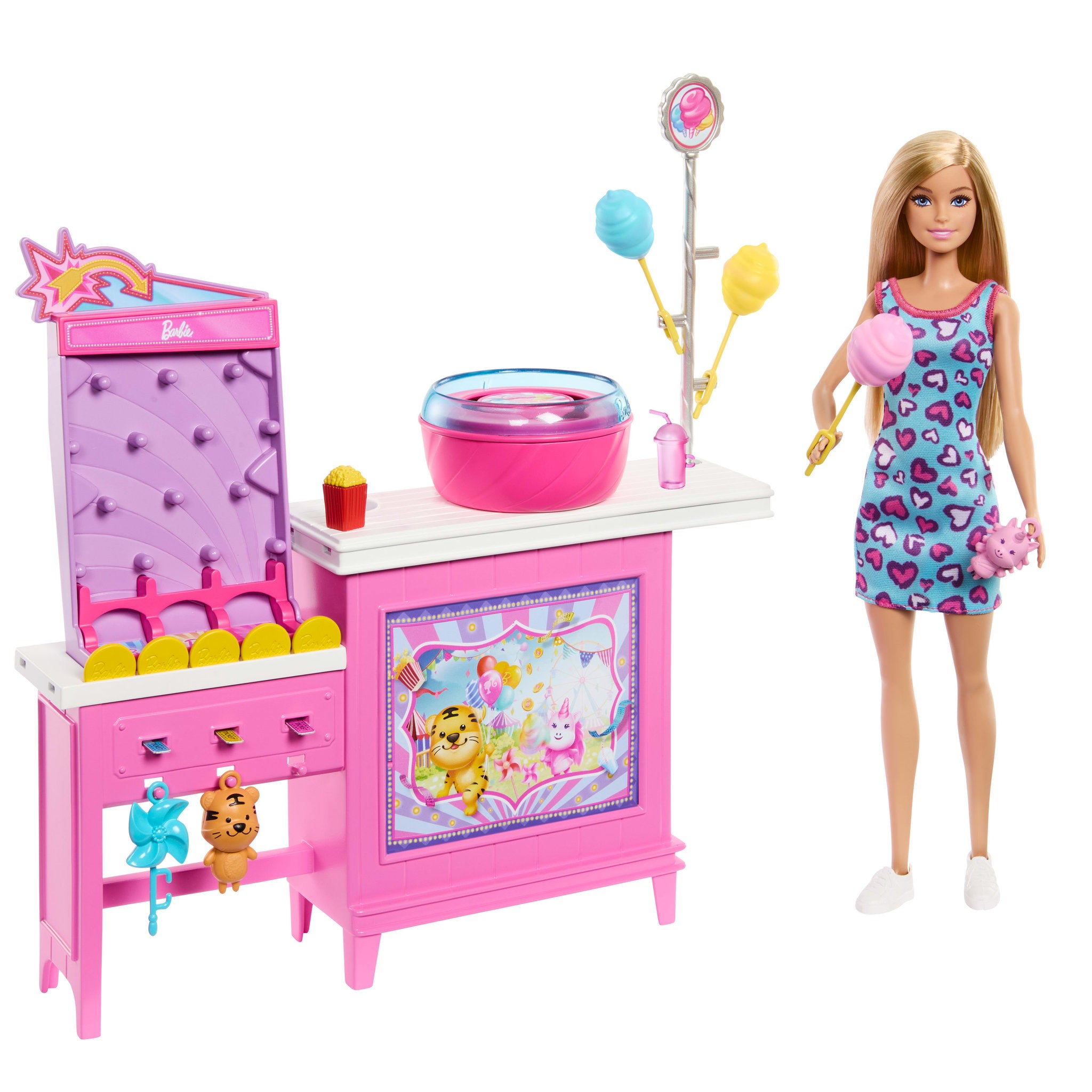 Barbie Mysteries Beach Detectives Malibu Cotton Candy Game Playset