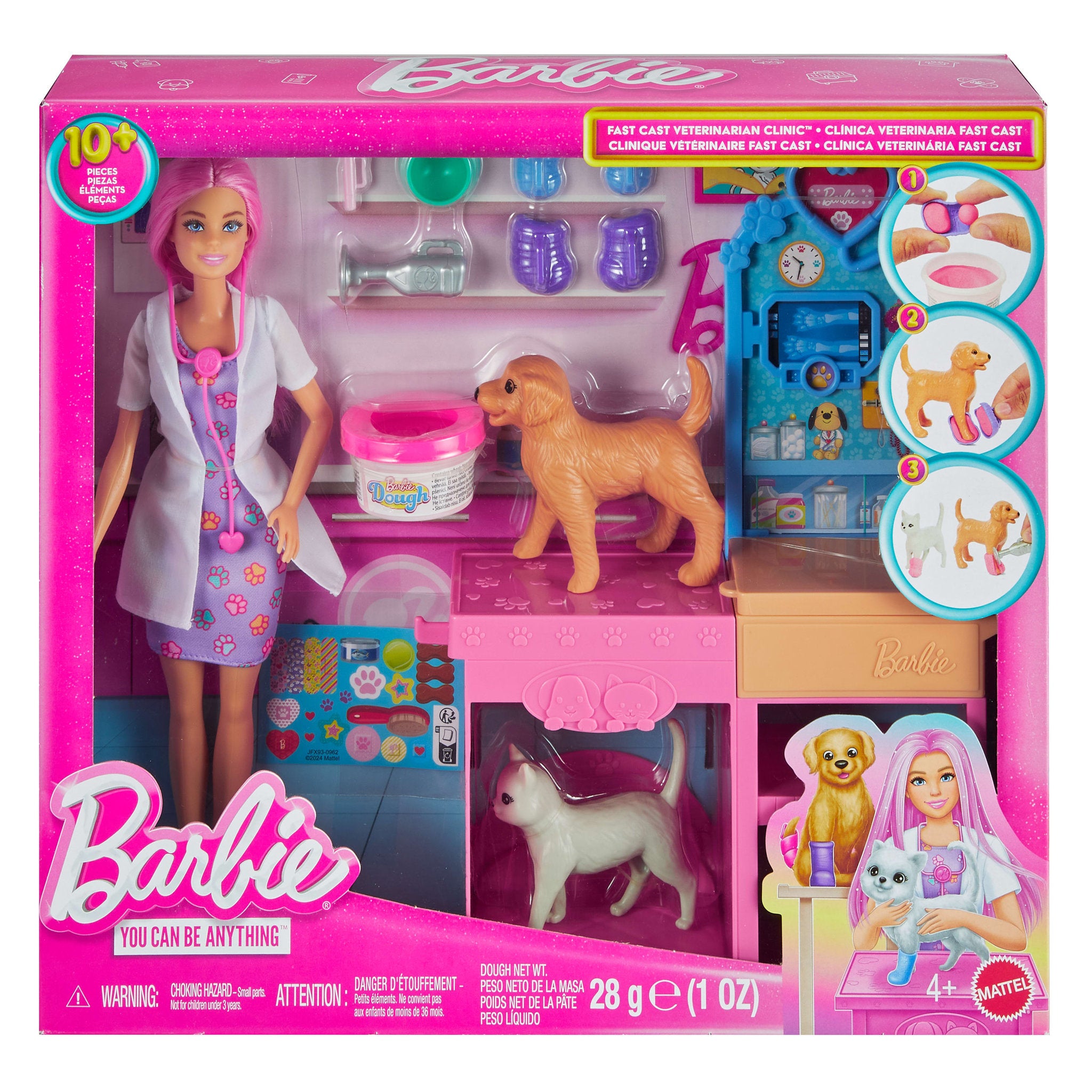 Barbie Fast Cast Veterinarian Clinic Doll & Accessories