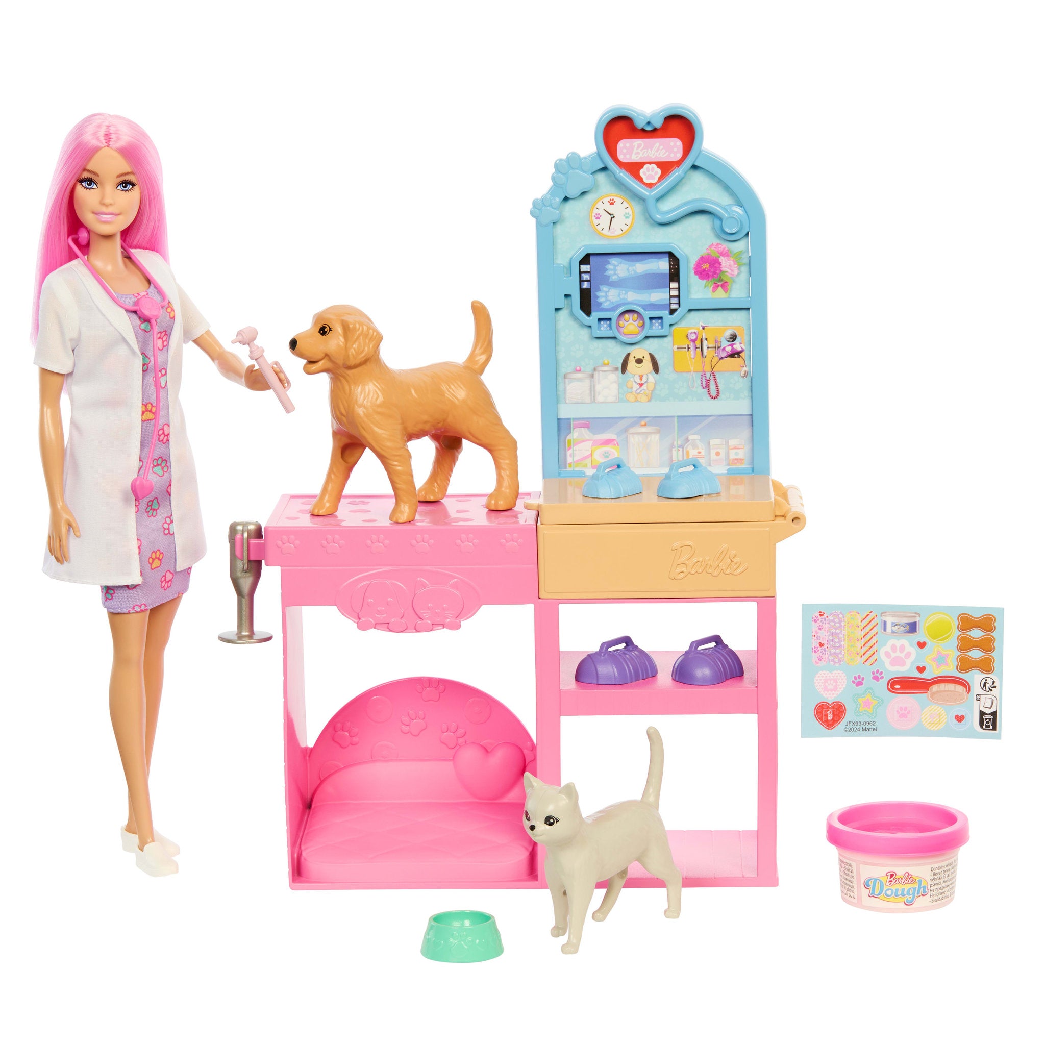 Barbie Fast Cast Veterinarian Clinic Doll & Accessories